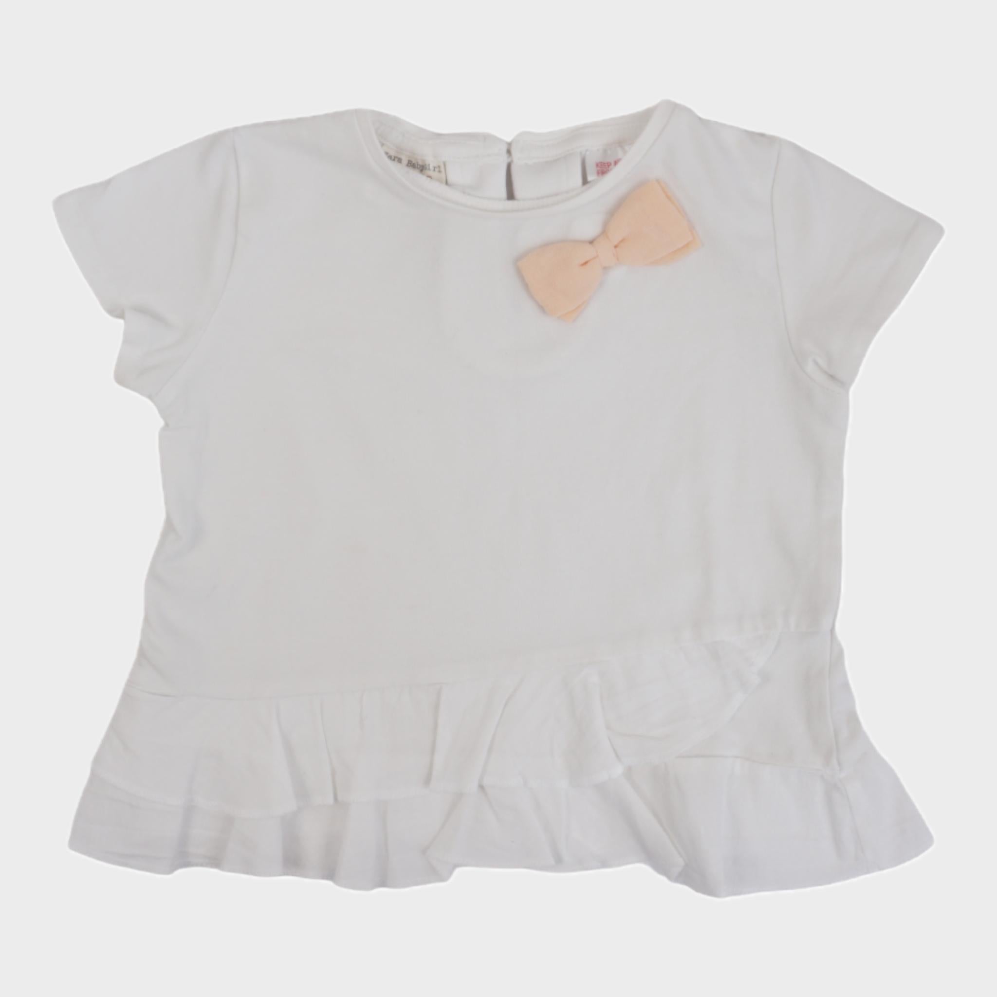 T-shirt Blanc - 9/12 mois