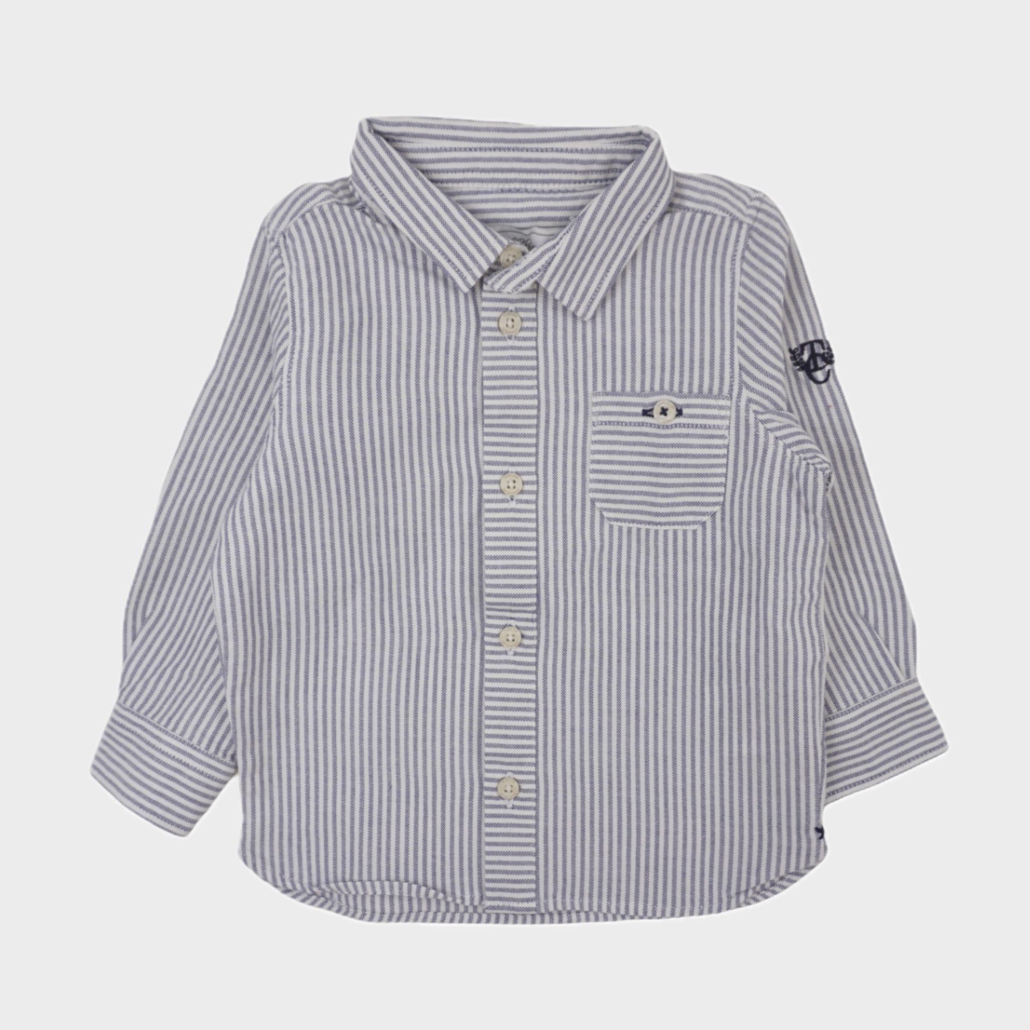 Chemise Bleu - 6 mois