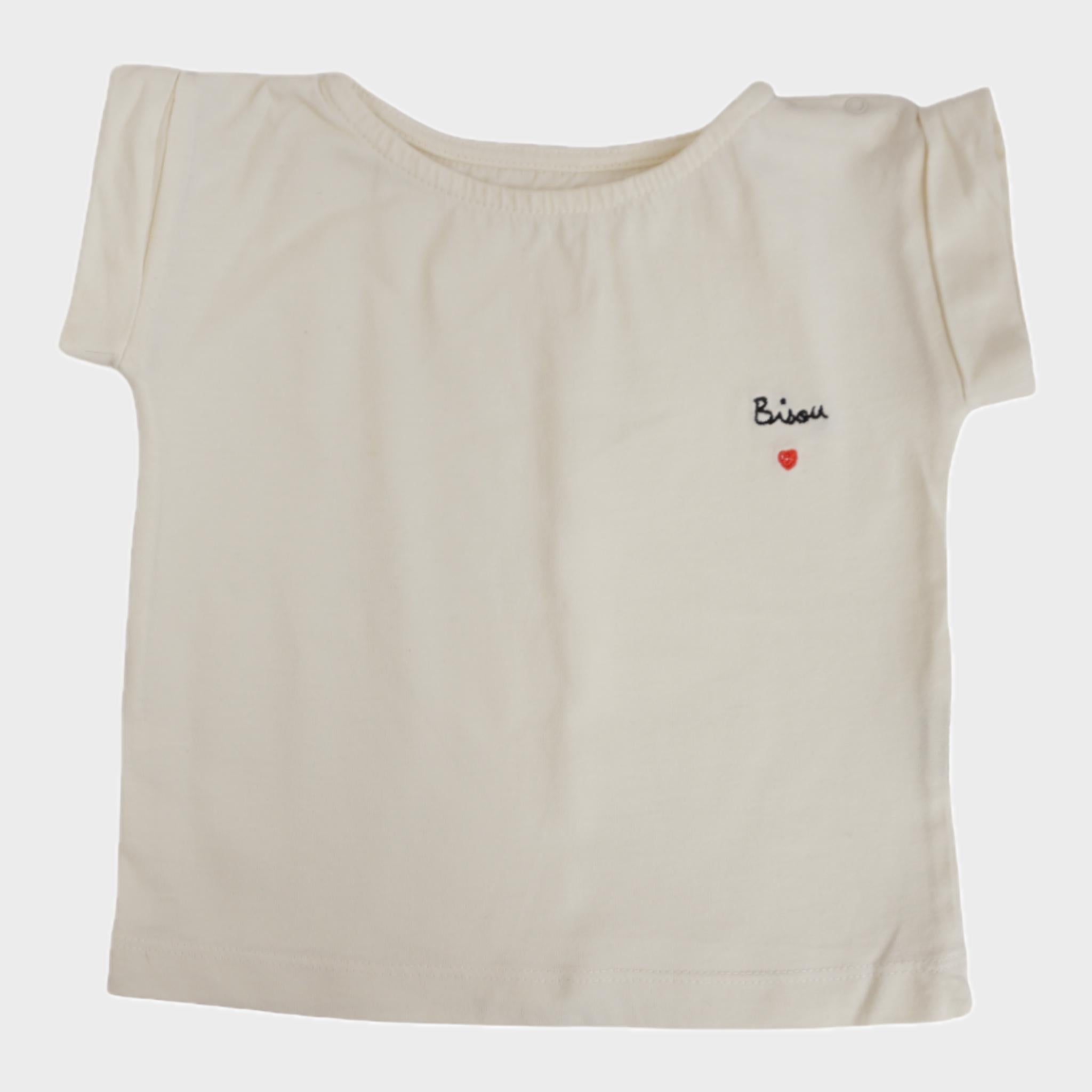 T-shirt Ecru - 6 mois