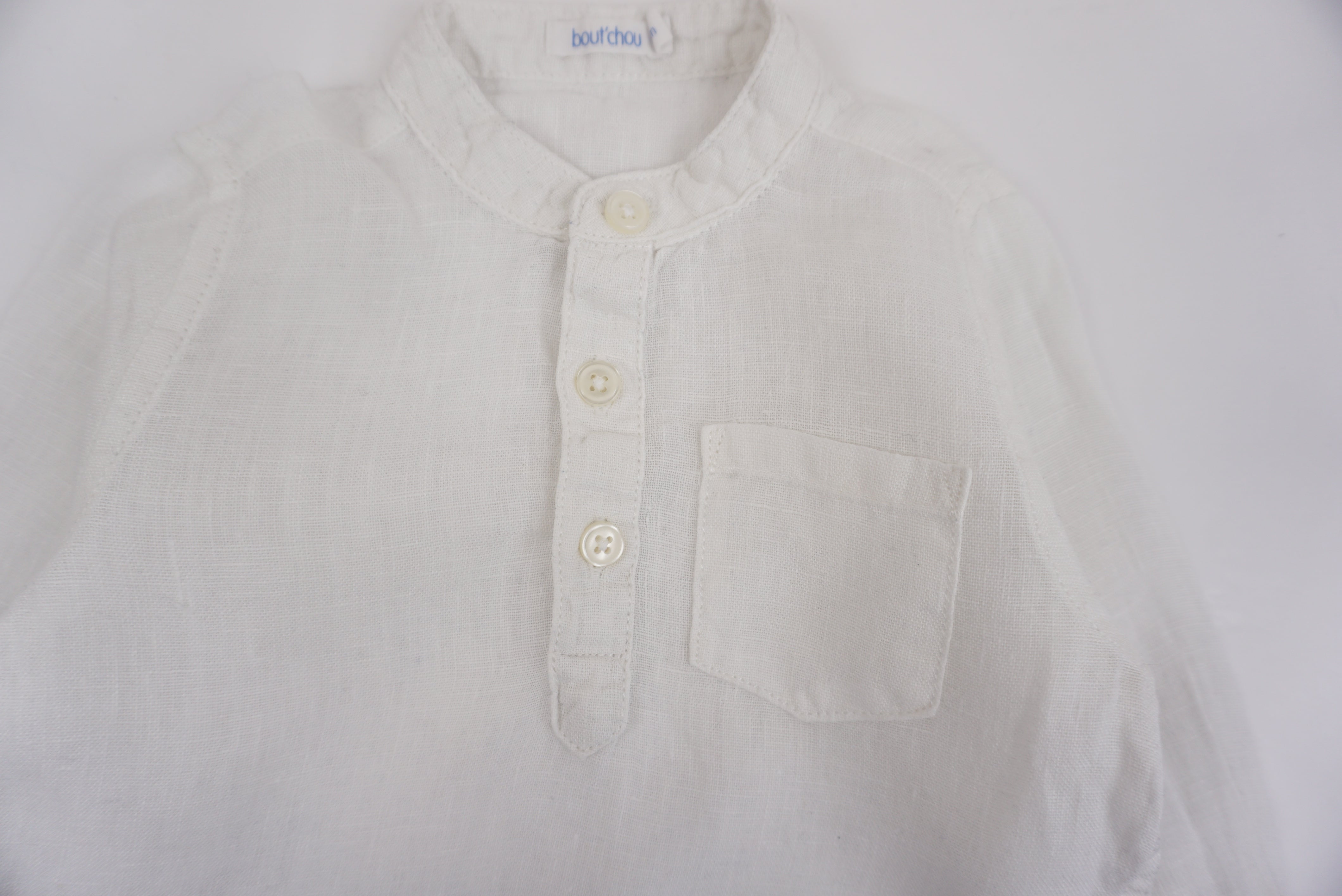 Blouse Blanc - 6 mois