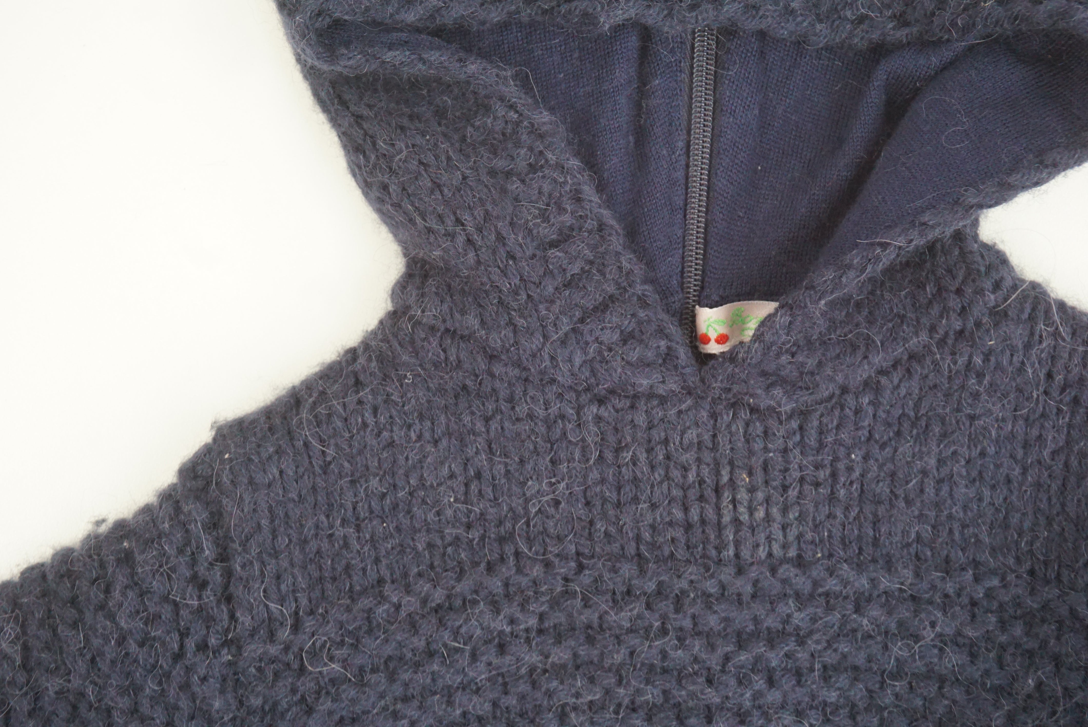 Burnou Bleu - 6 mois