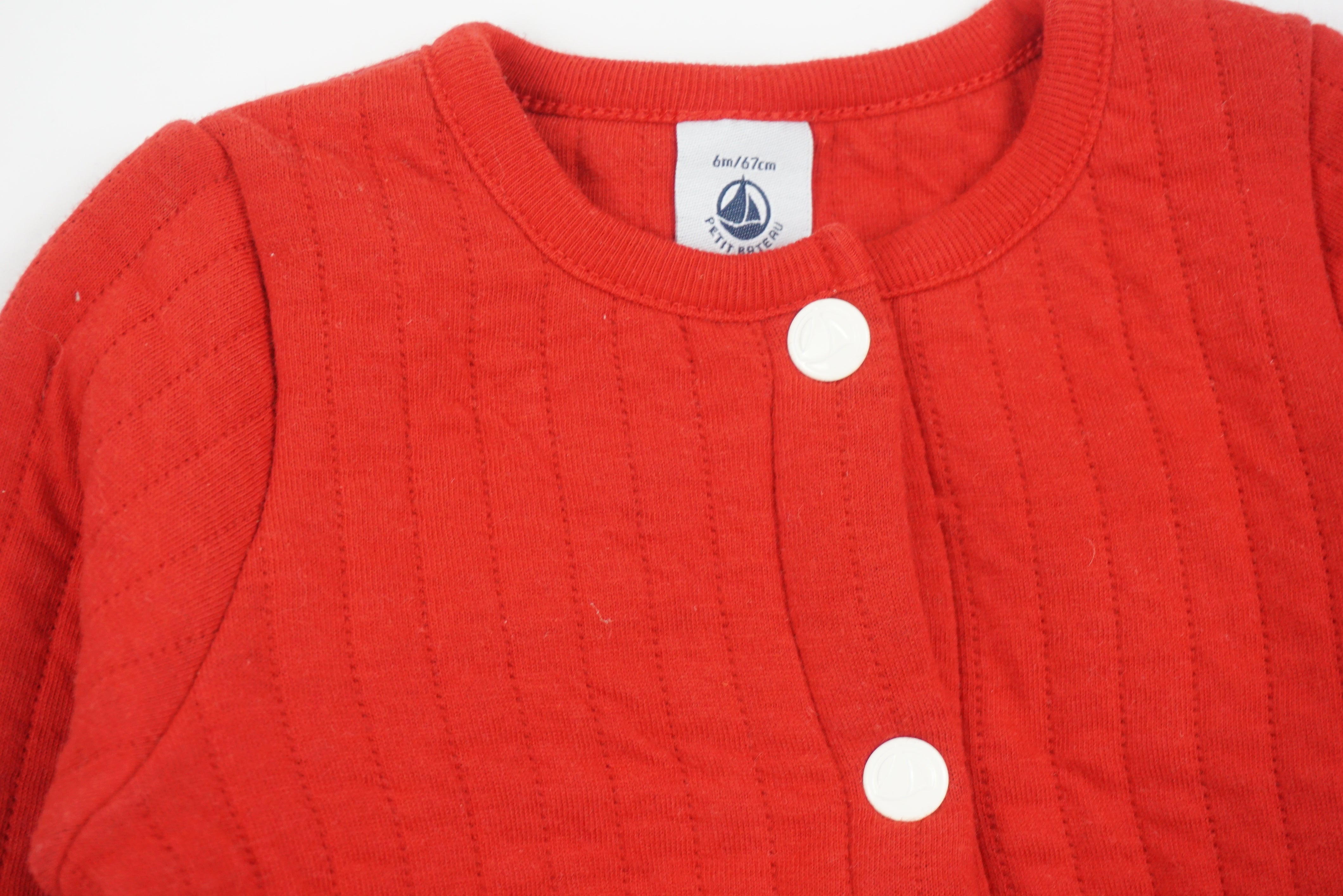 Gilet Rouge - 6 mois