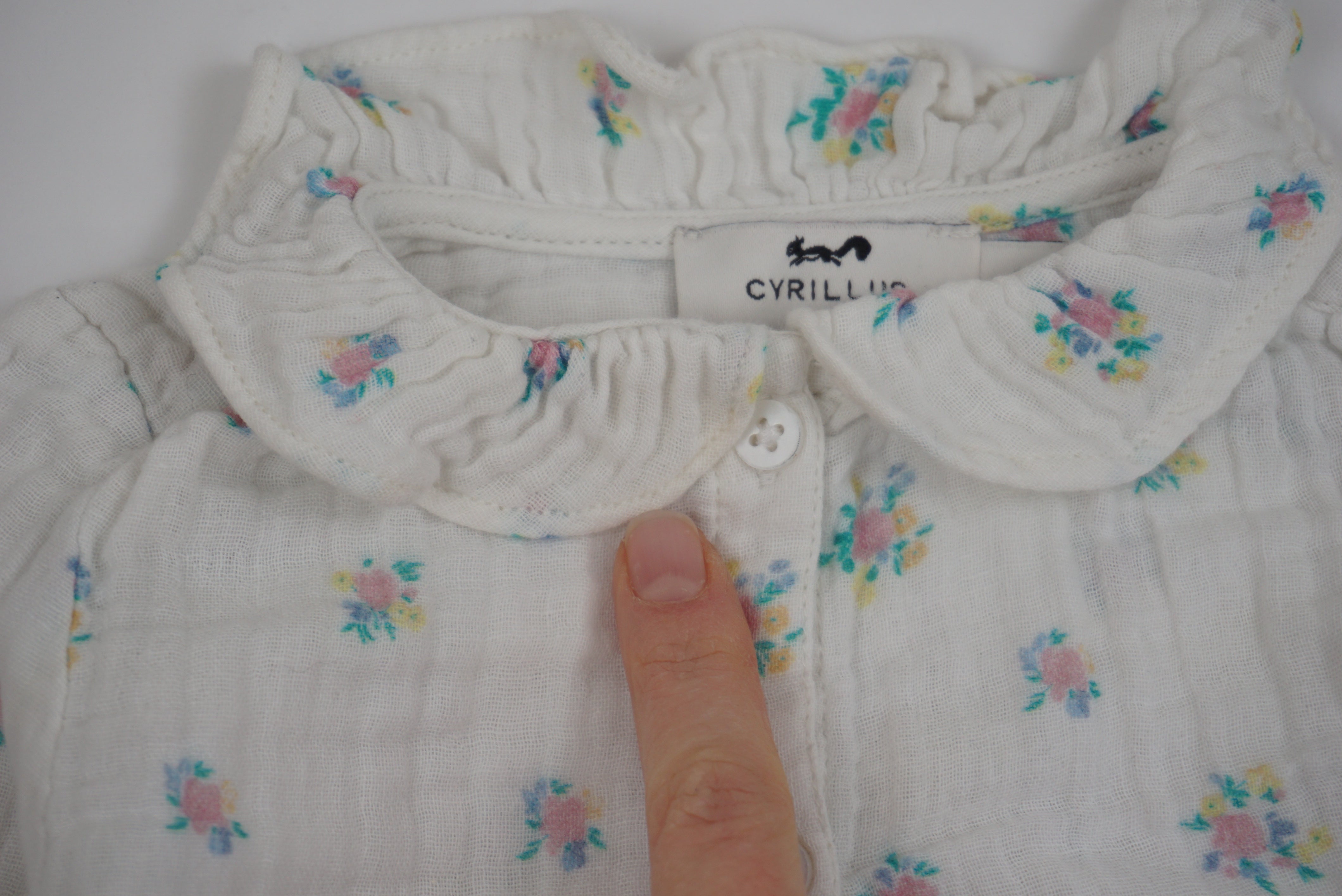 Chemisier Blanc - 3 mois