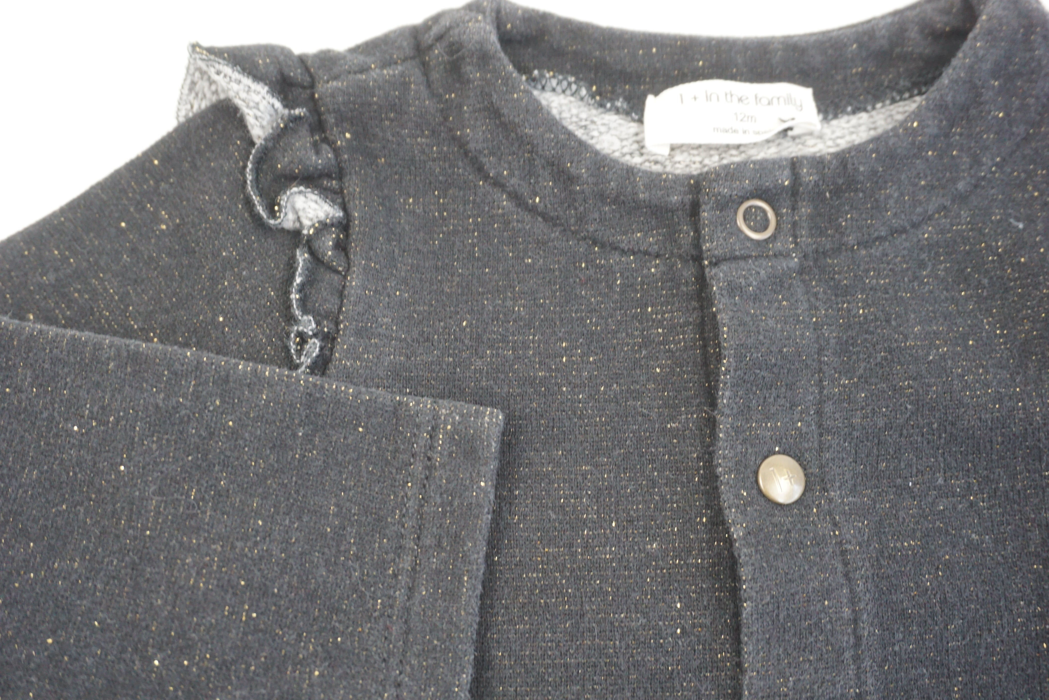 Gilet Noir - 12 mois