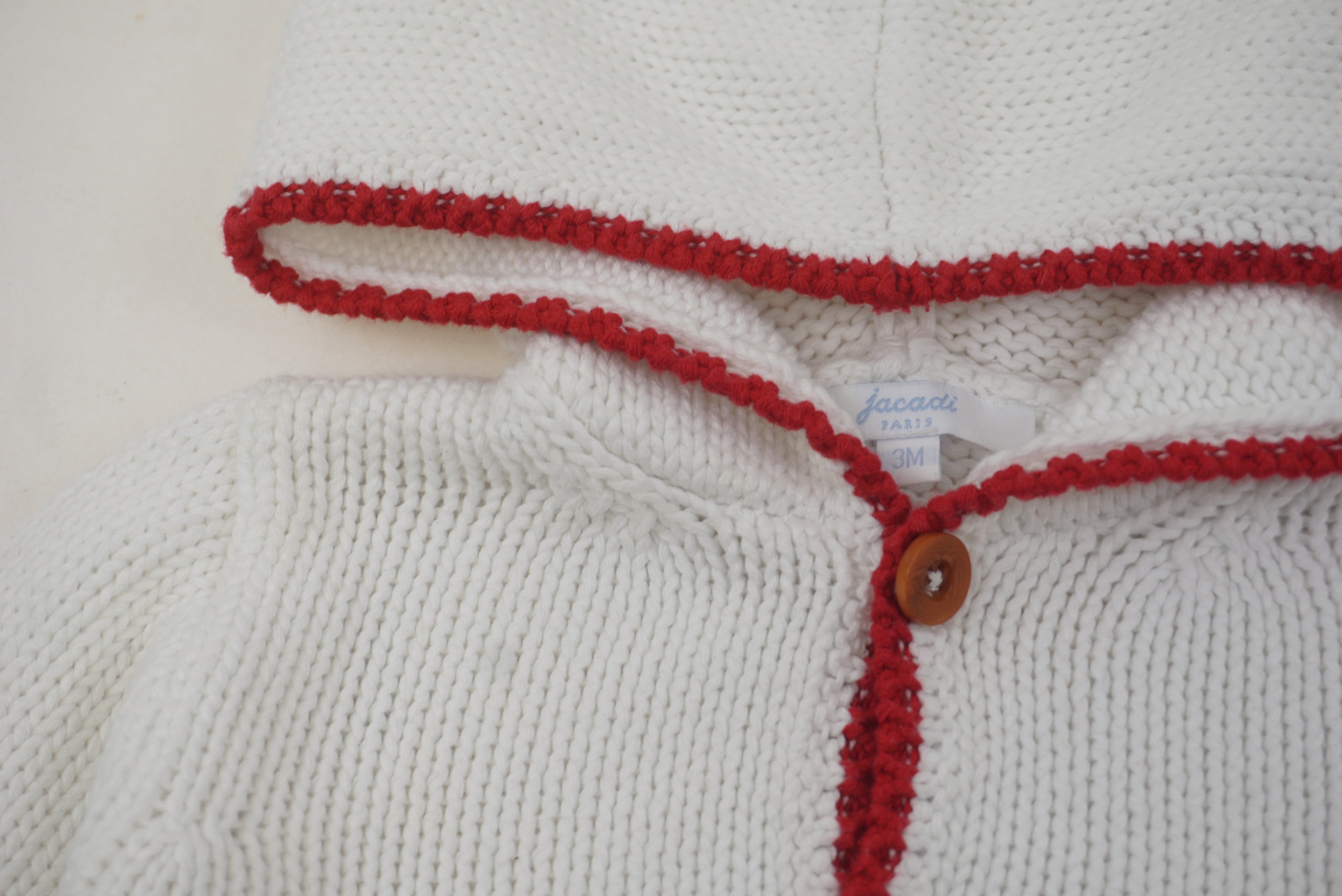 Gilet Blanc - 3 mois