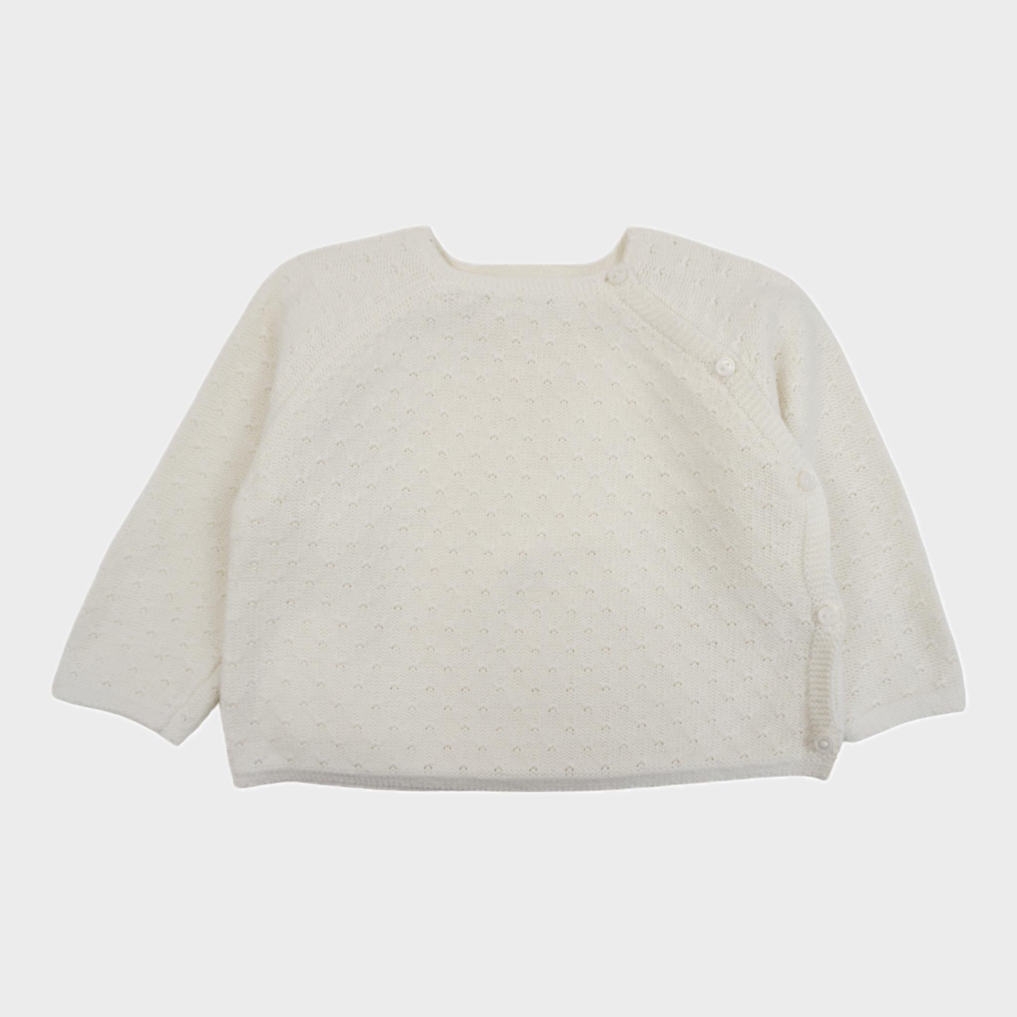 Pull Ecru - 6/9 mois