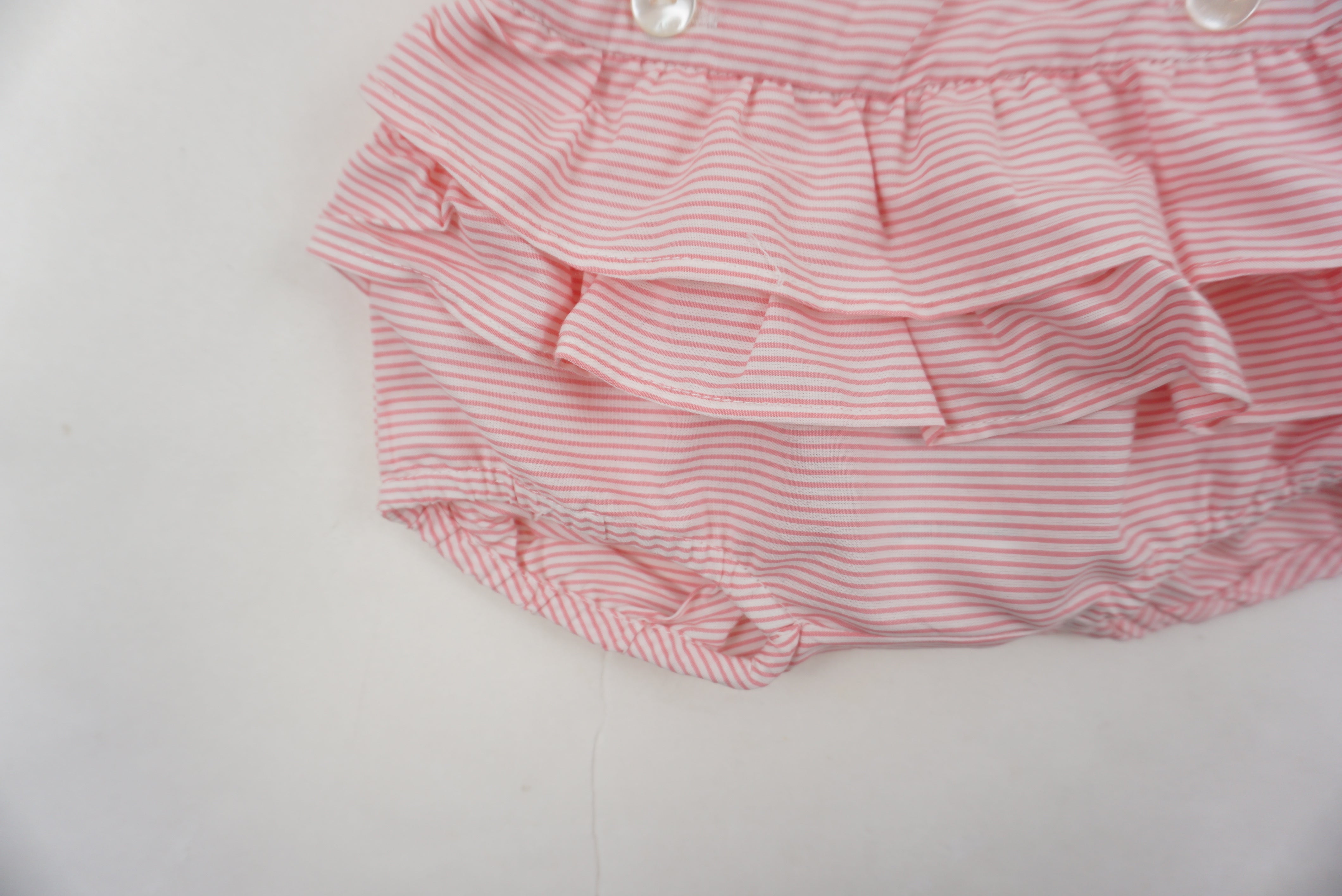 Bloomer à bretelles Rose - 1 mois