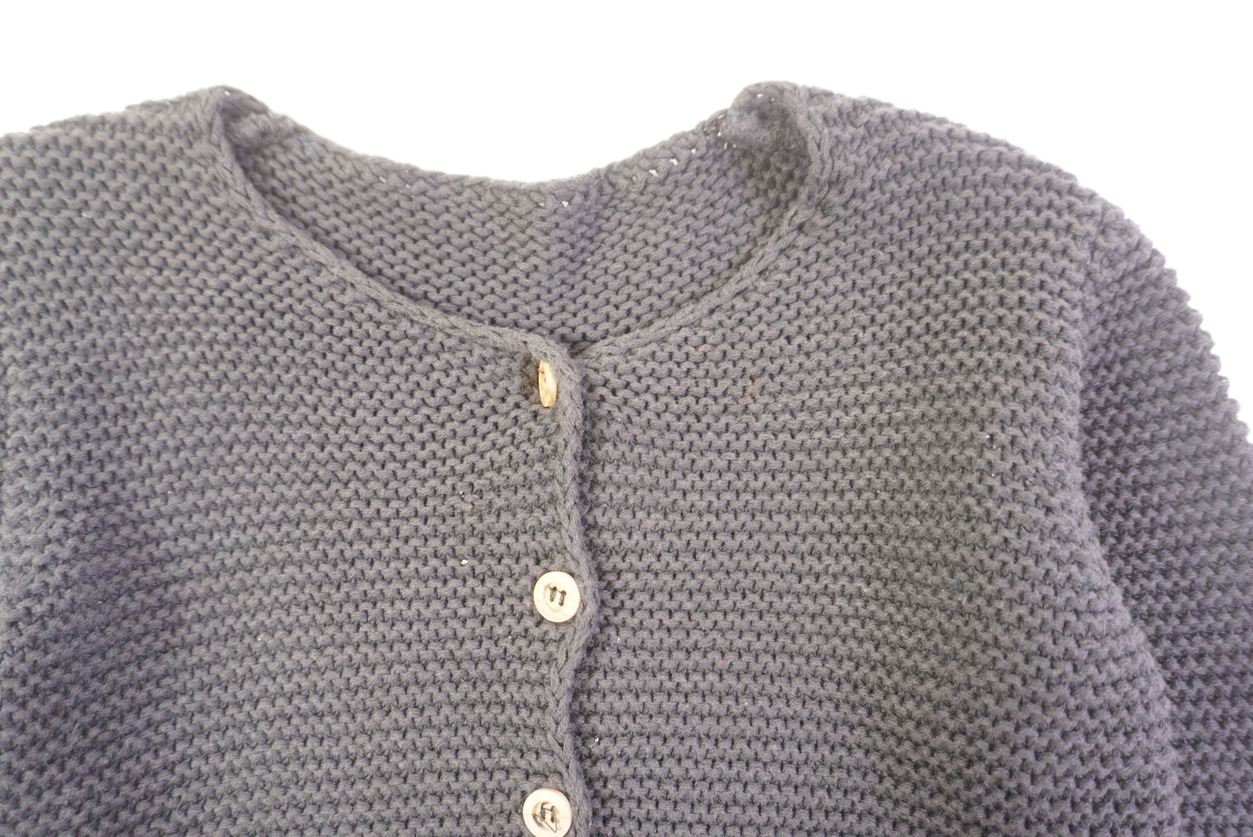 Gilet Noir - 12/18 mois