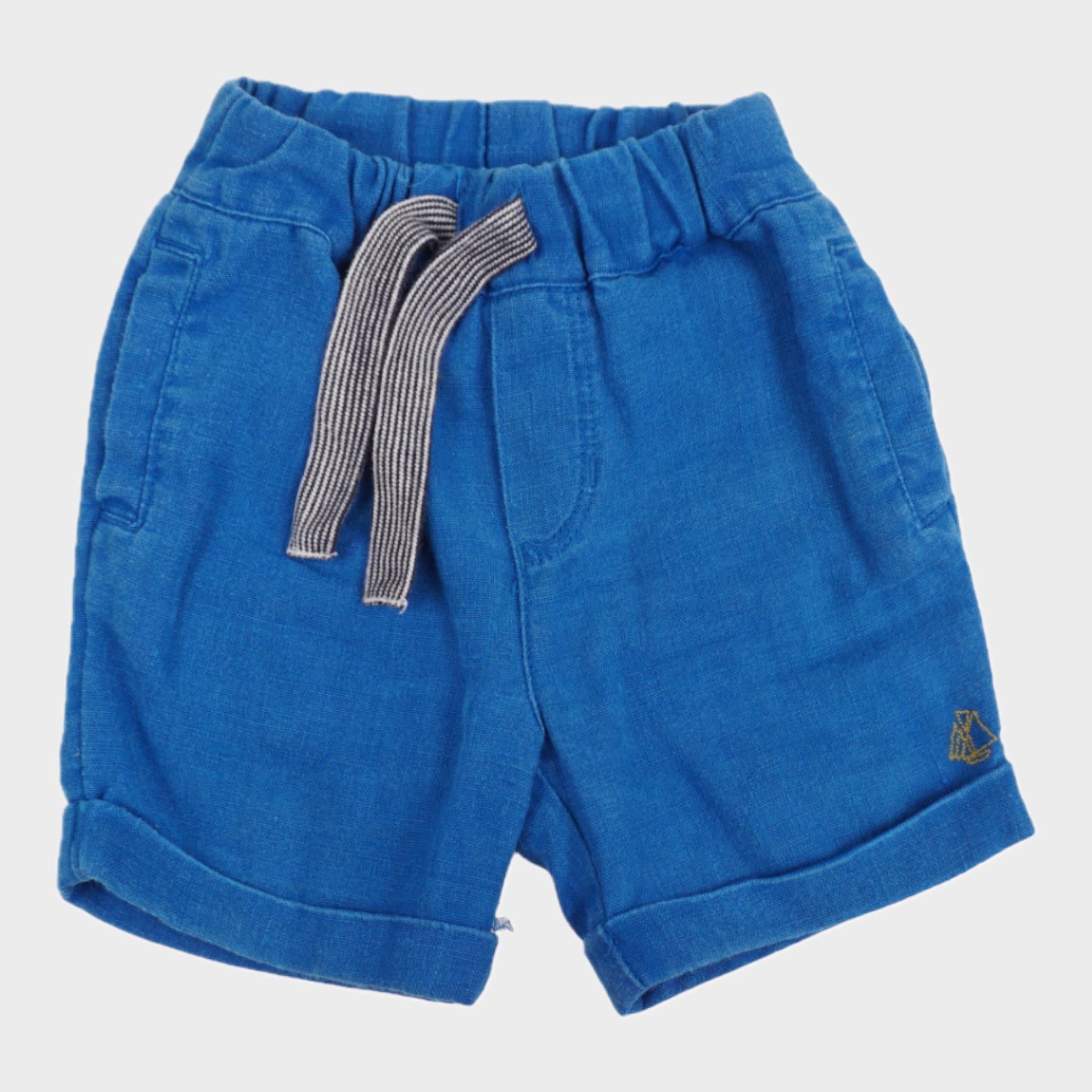 Short Bleu - 12 mois
