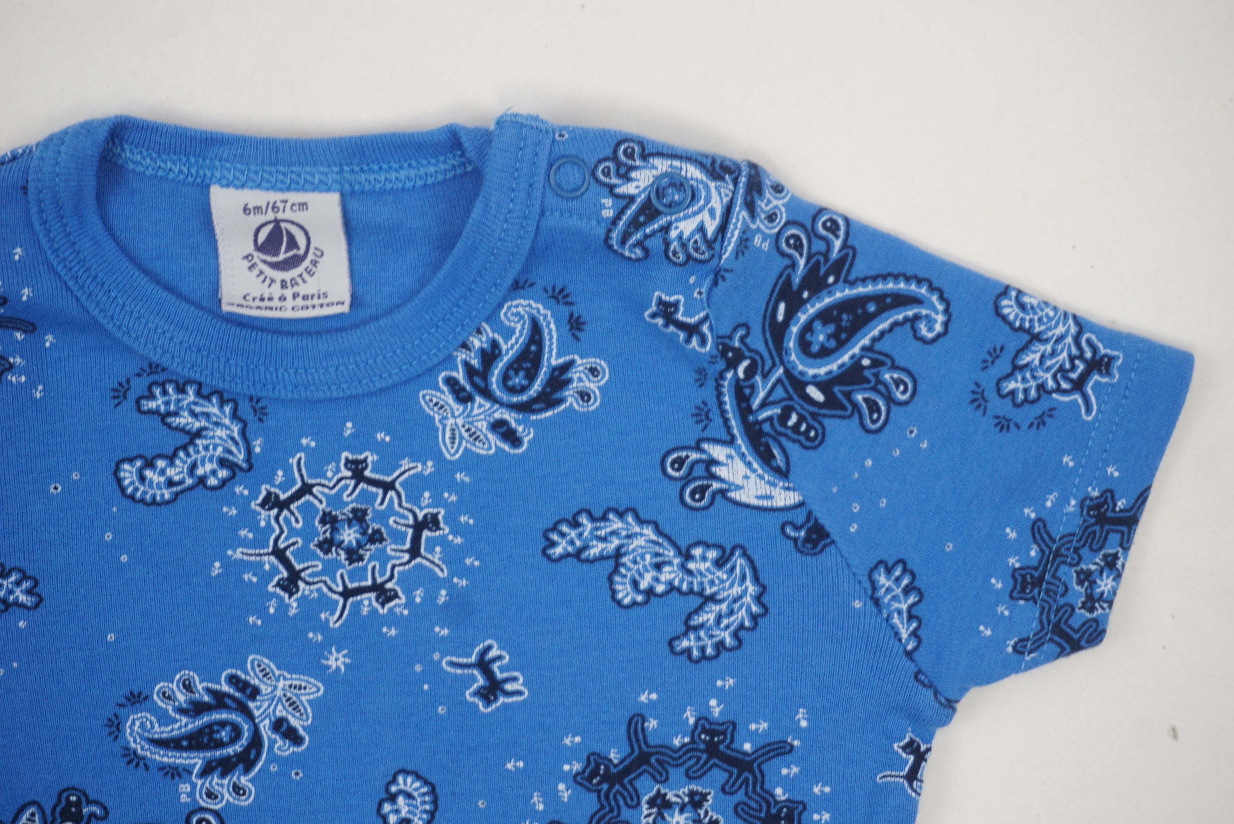 T-shirt Bleu - 6 mois