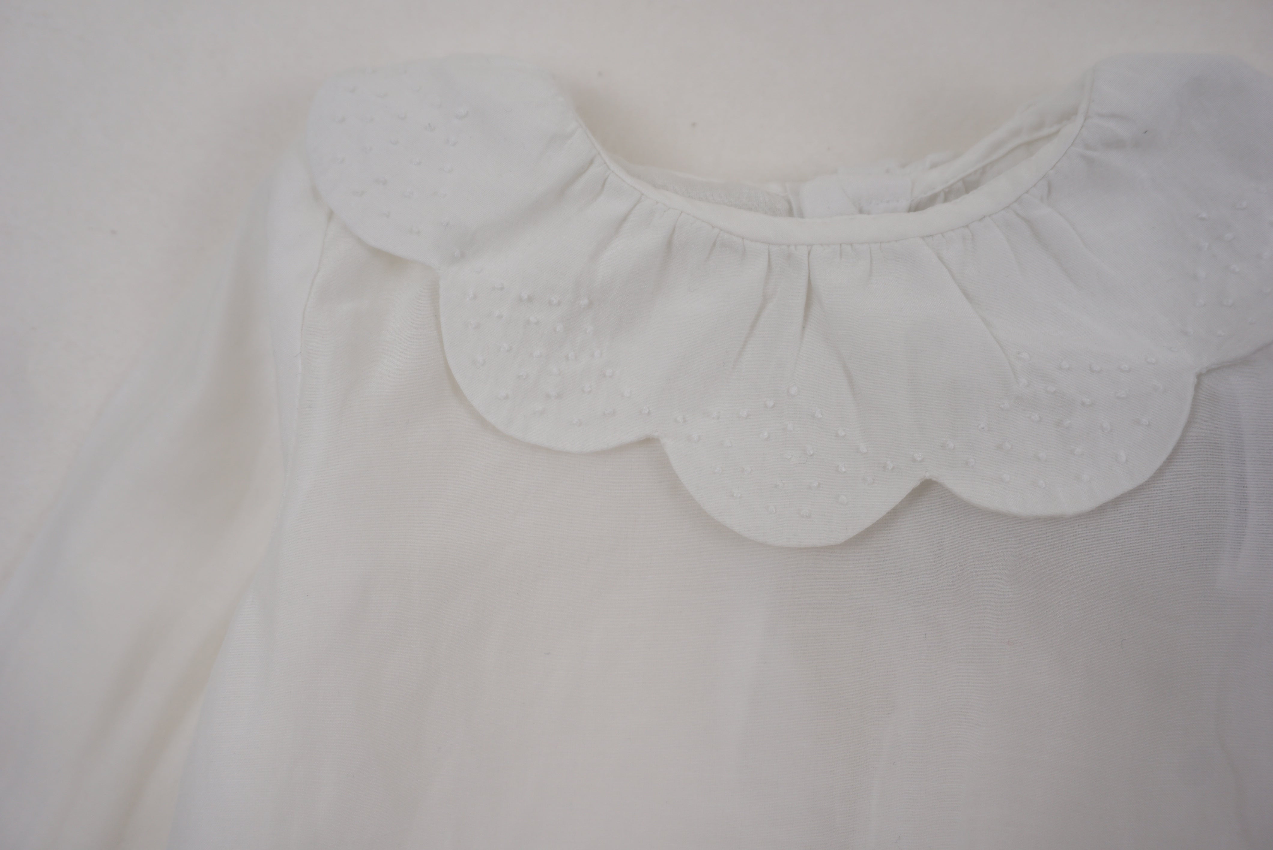 Blouse Blanc - 3 mois