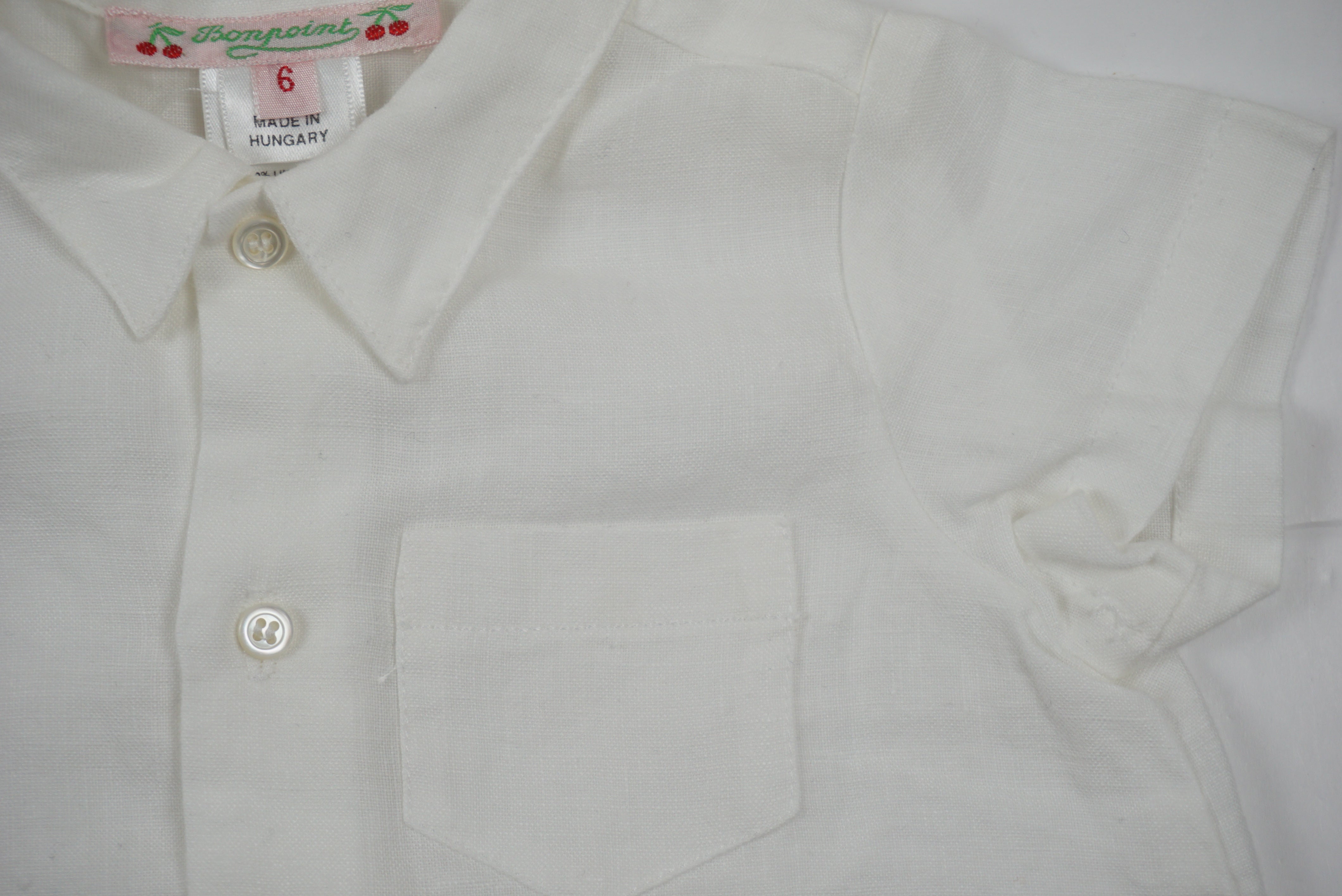 Chemise Ecru - 6 mois