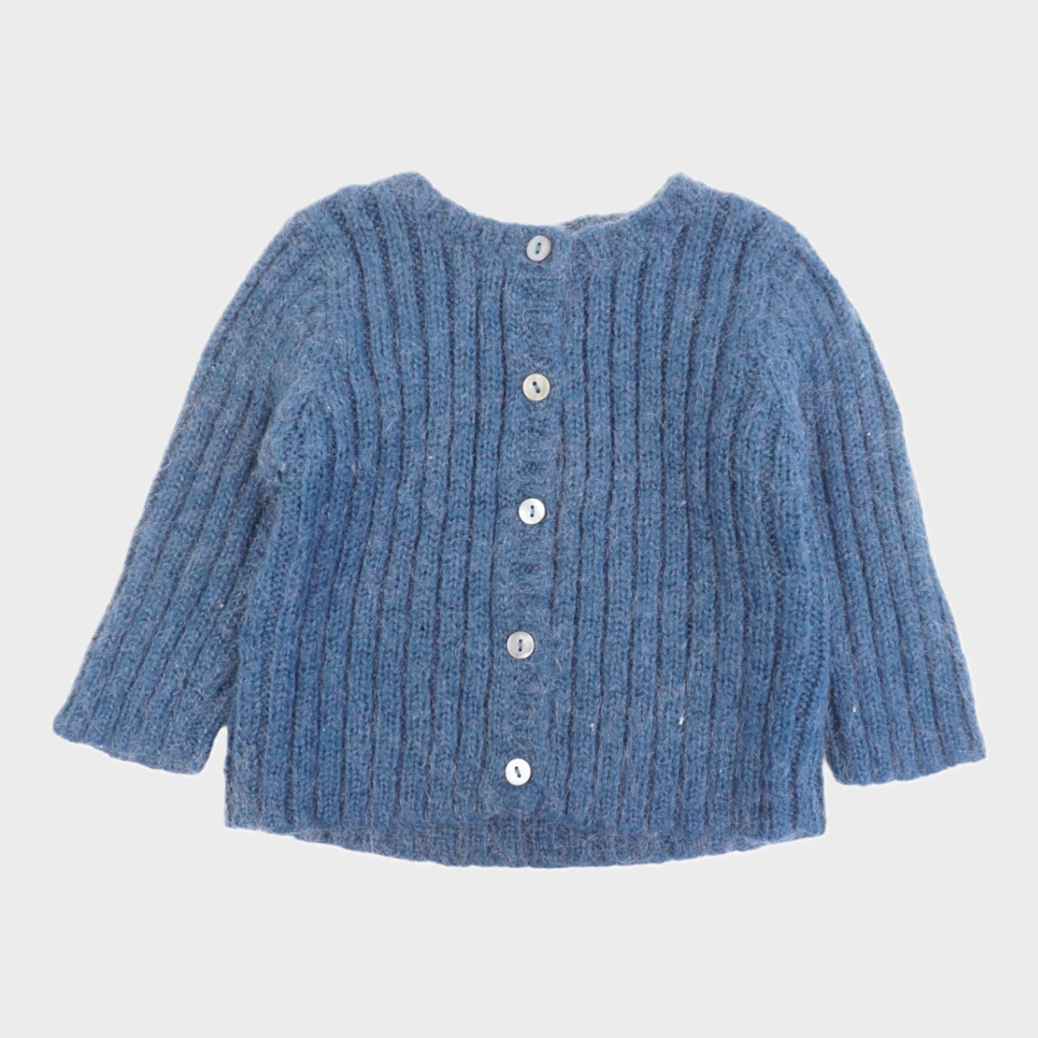 Gilet Bleu - 6/9 mois