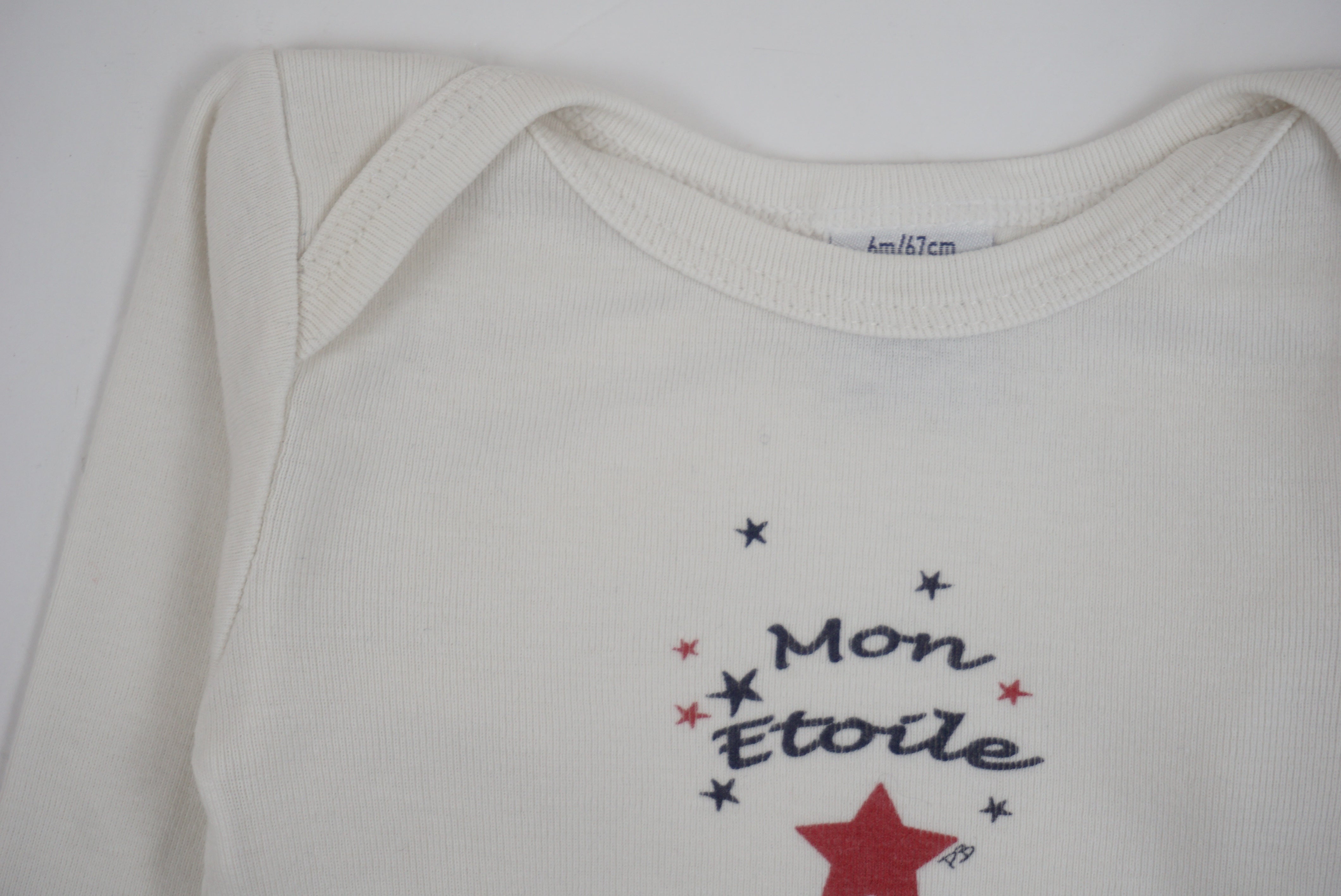 Body Blanc - 6 mois