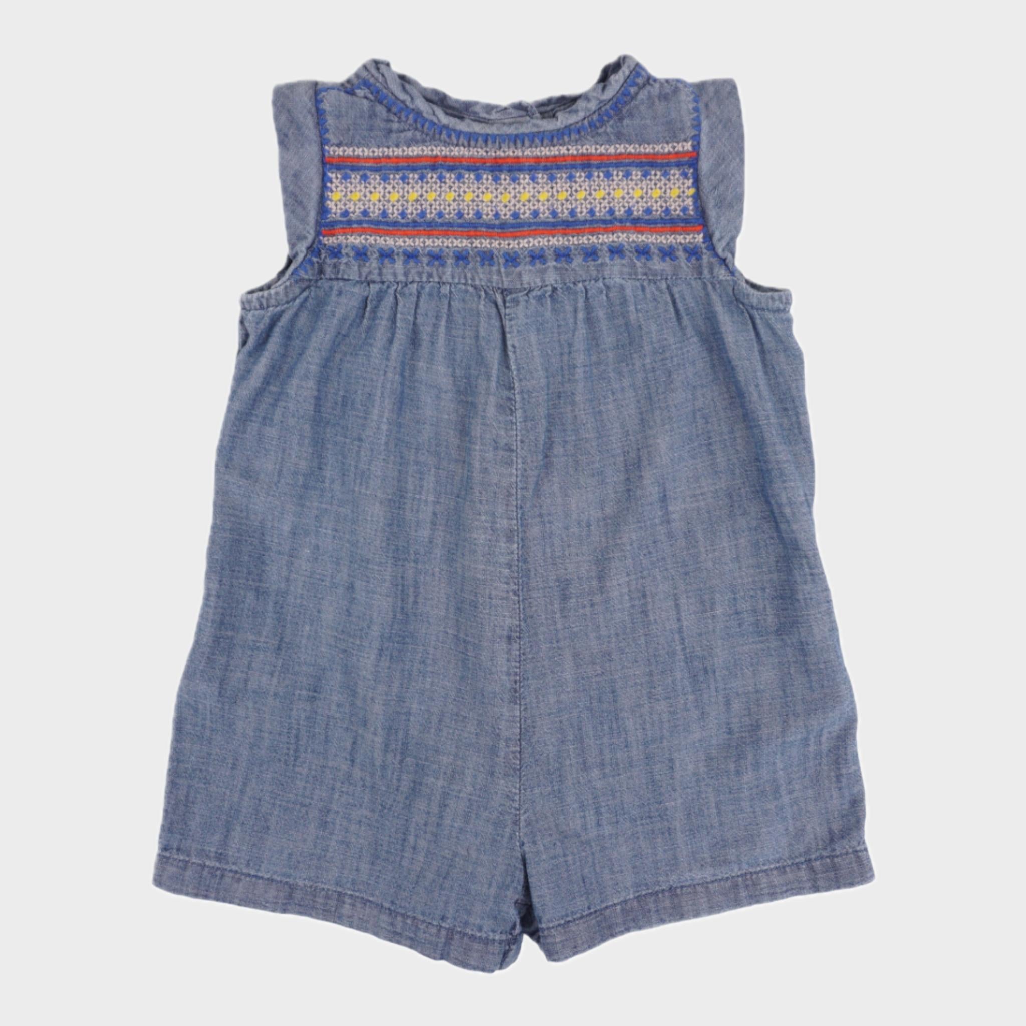 Combishort Bleu - 12/18 mois