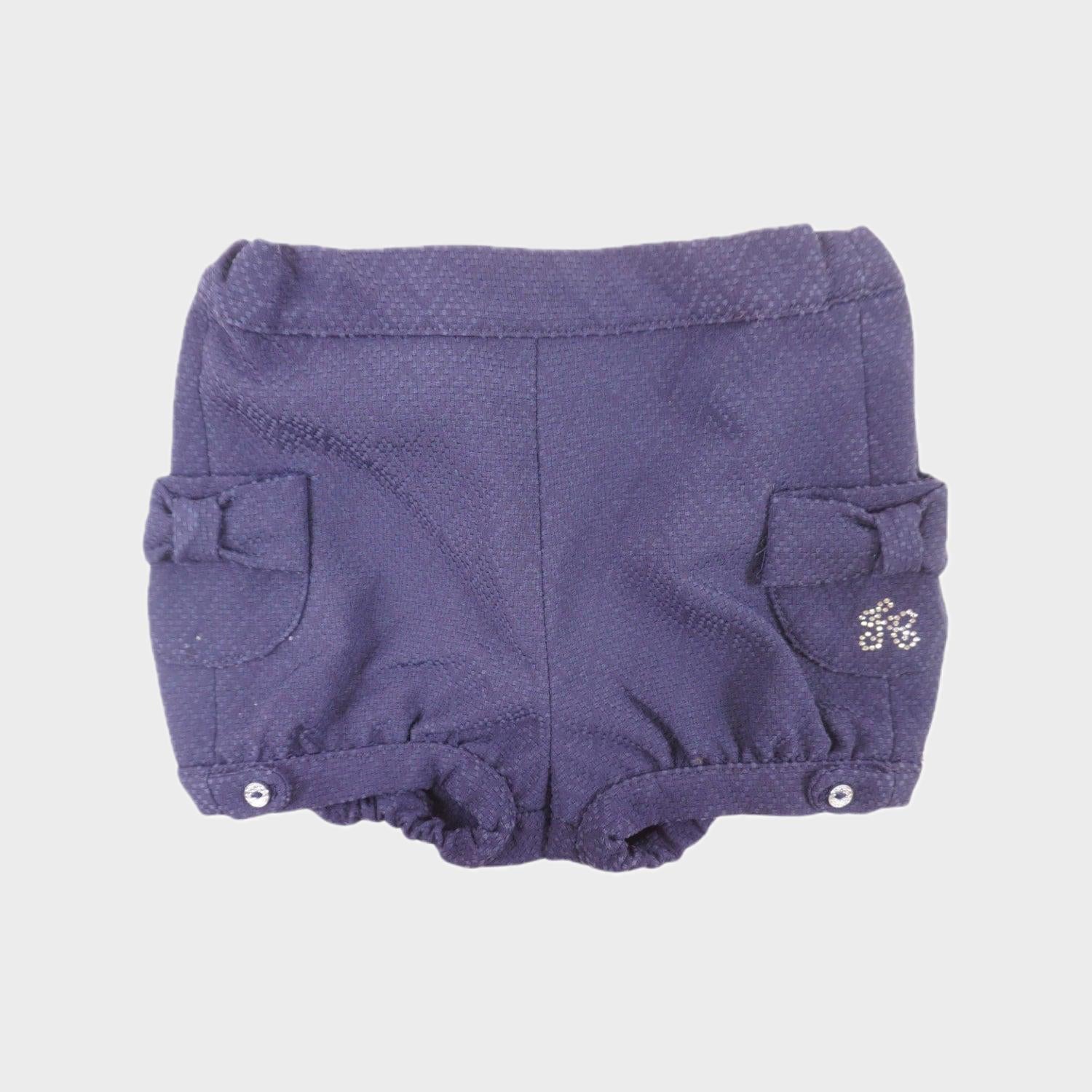Short Bleu - 9 mois