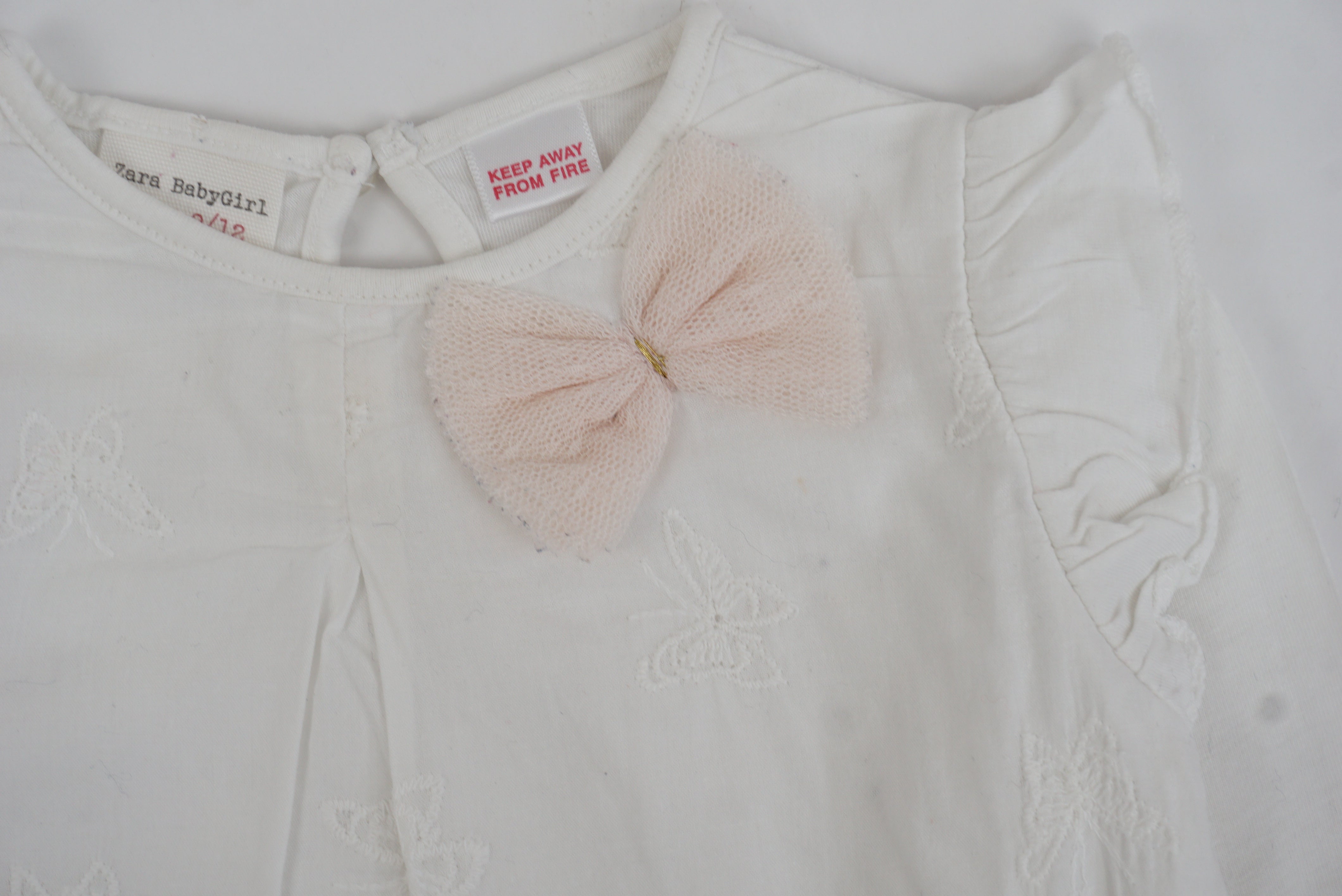 T-shirt Blanc - 9/12 mois