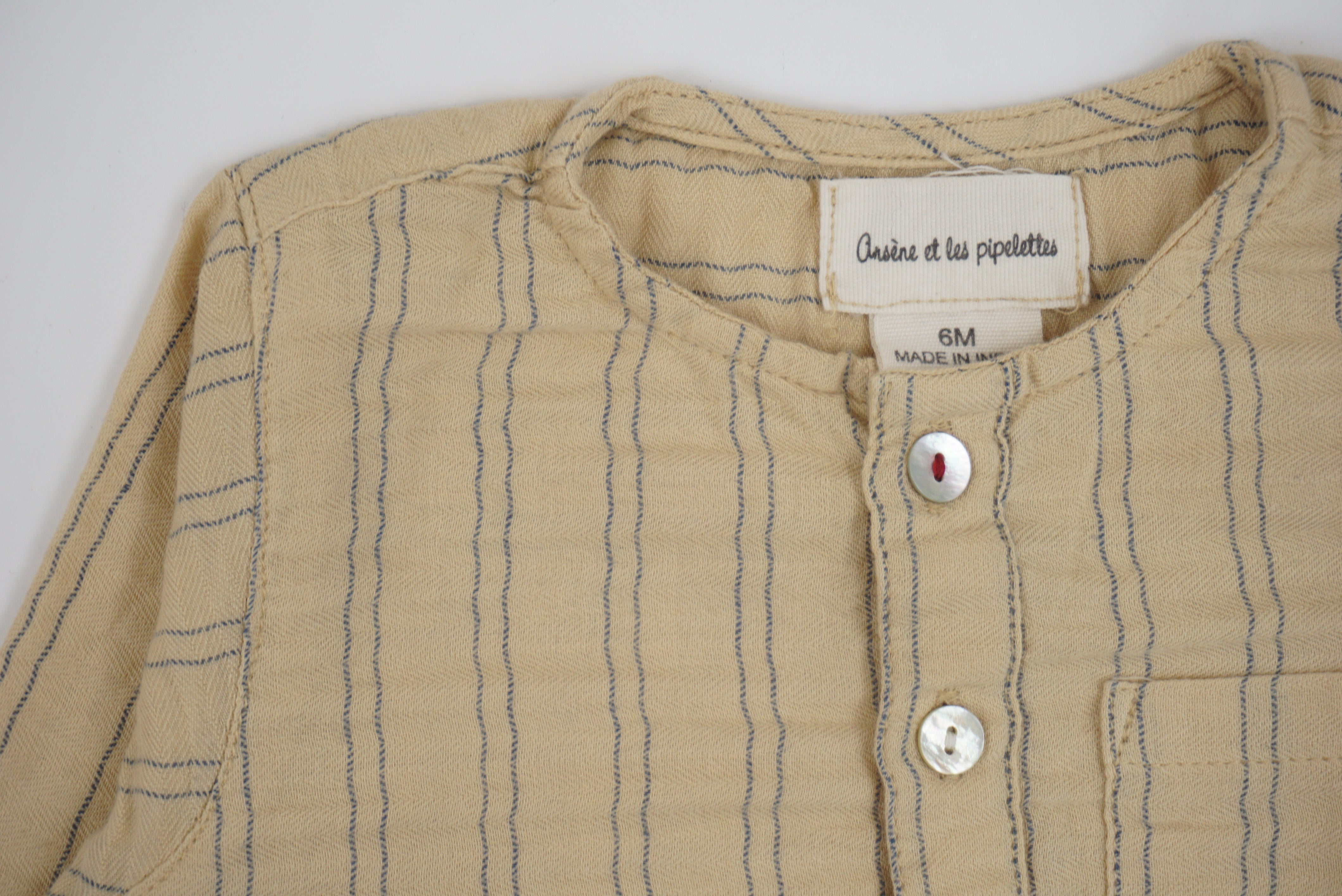 Blouse Beige - 6 mois