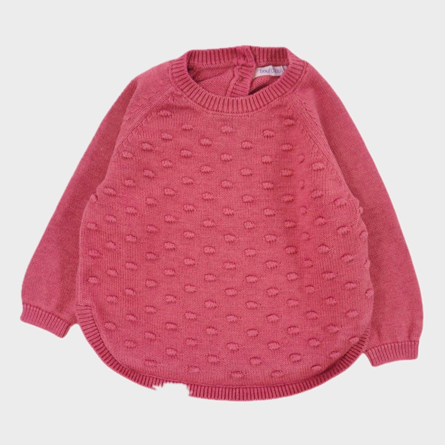Pull Rose - 6 mois