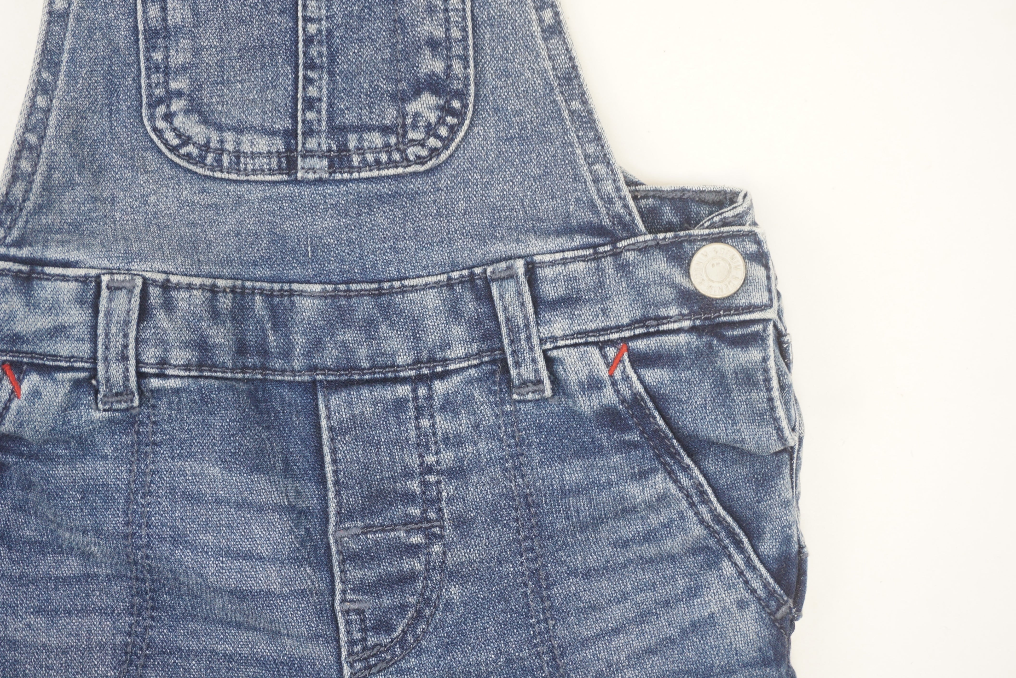 Salopette Bleu - 6/9 mois