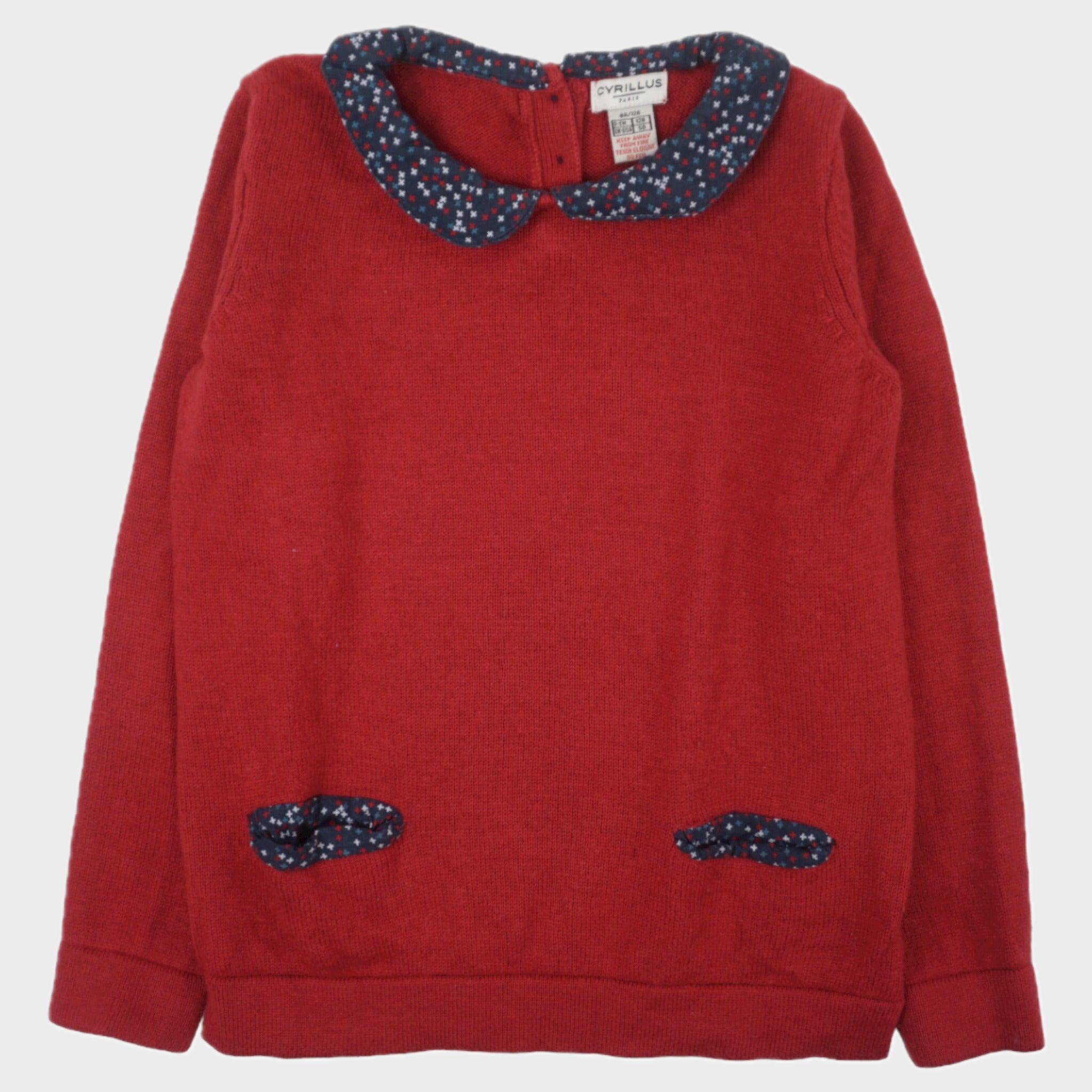 Pull Rouge - 8 ans