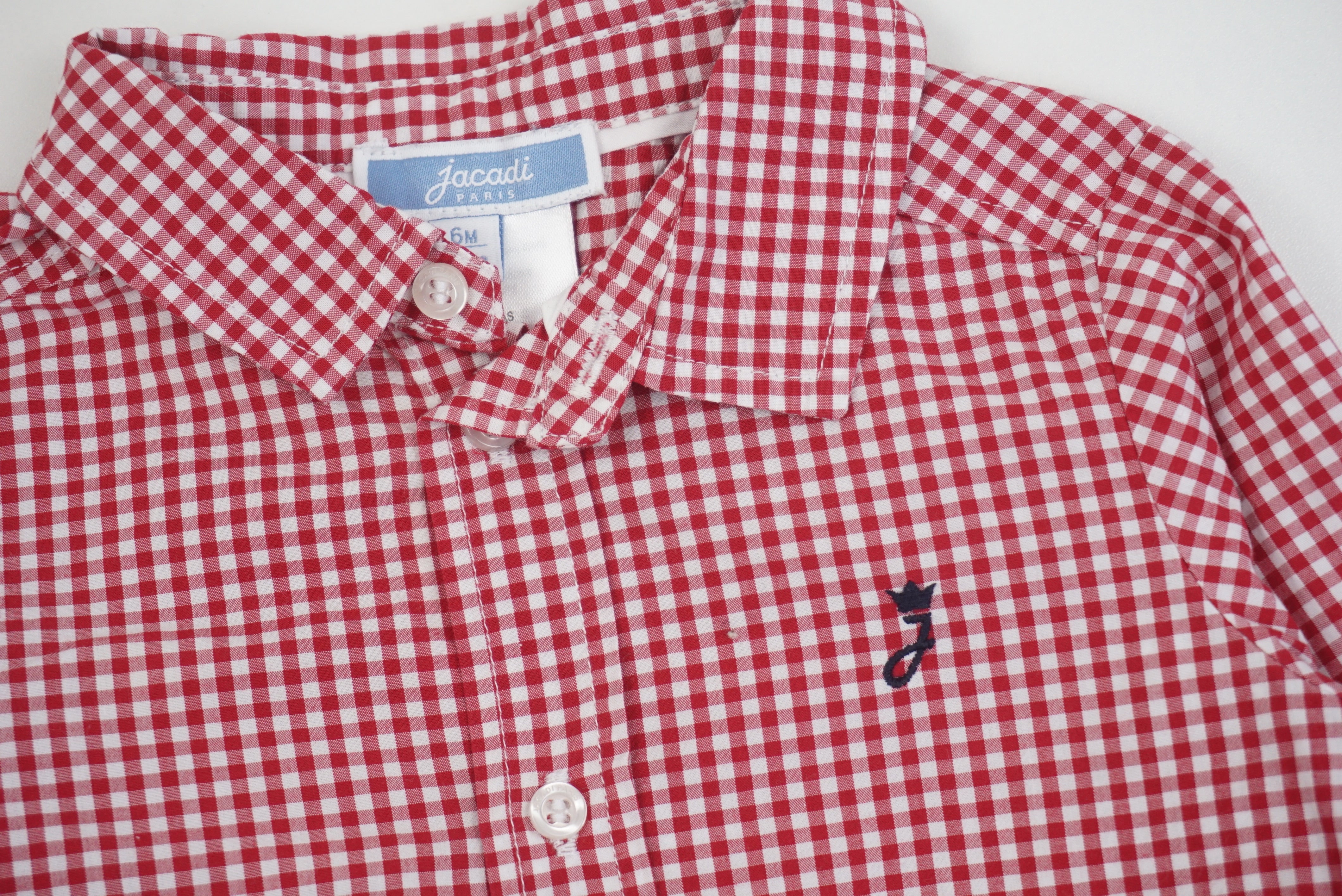 Chemise Rouge - 6 mois