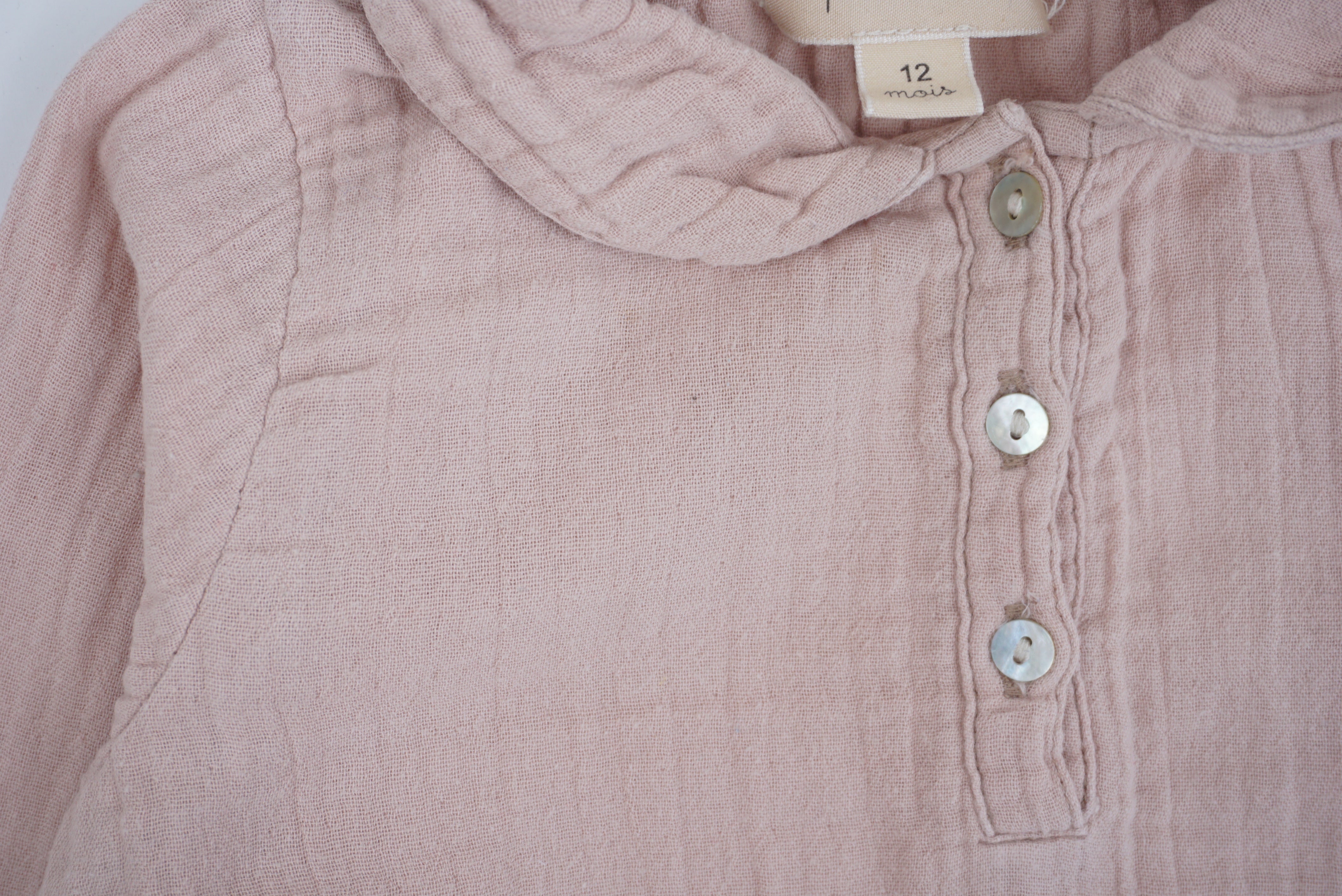 Blouse Rose - 12 mois
