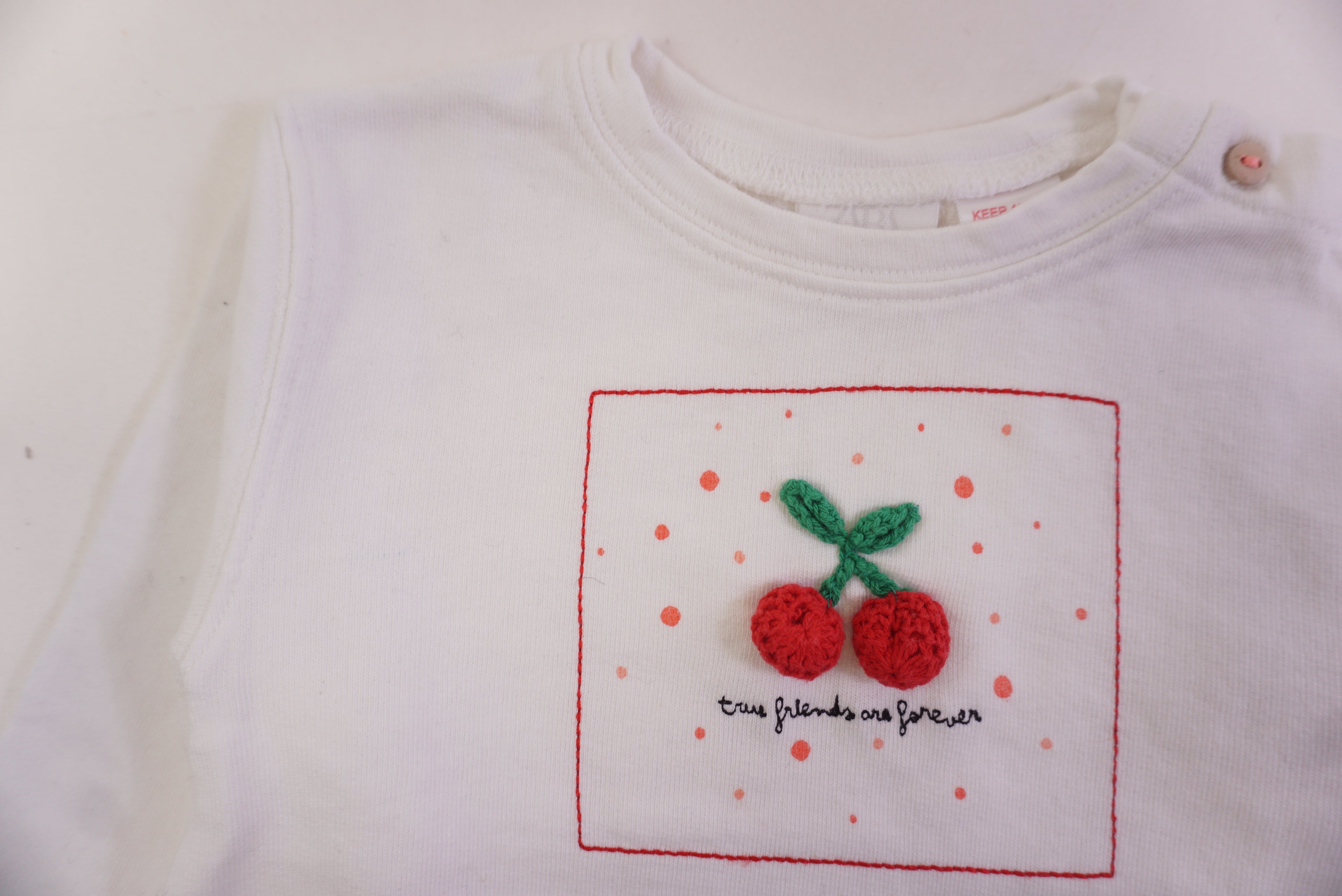 Sweat Blanc - 9/12 mois