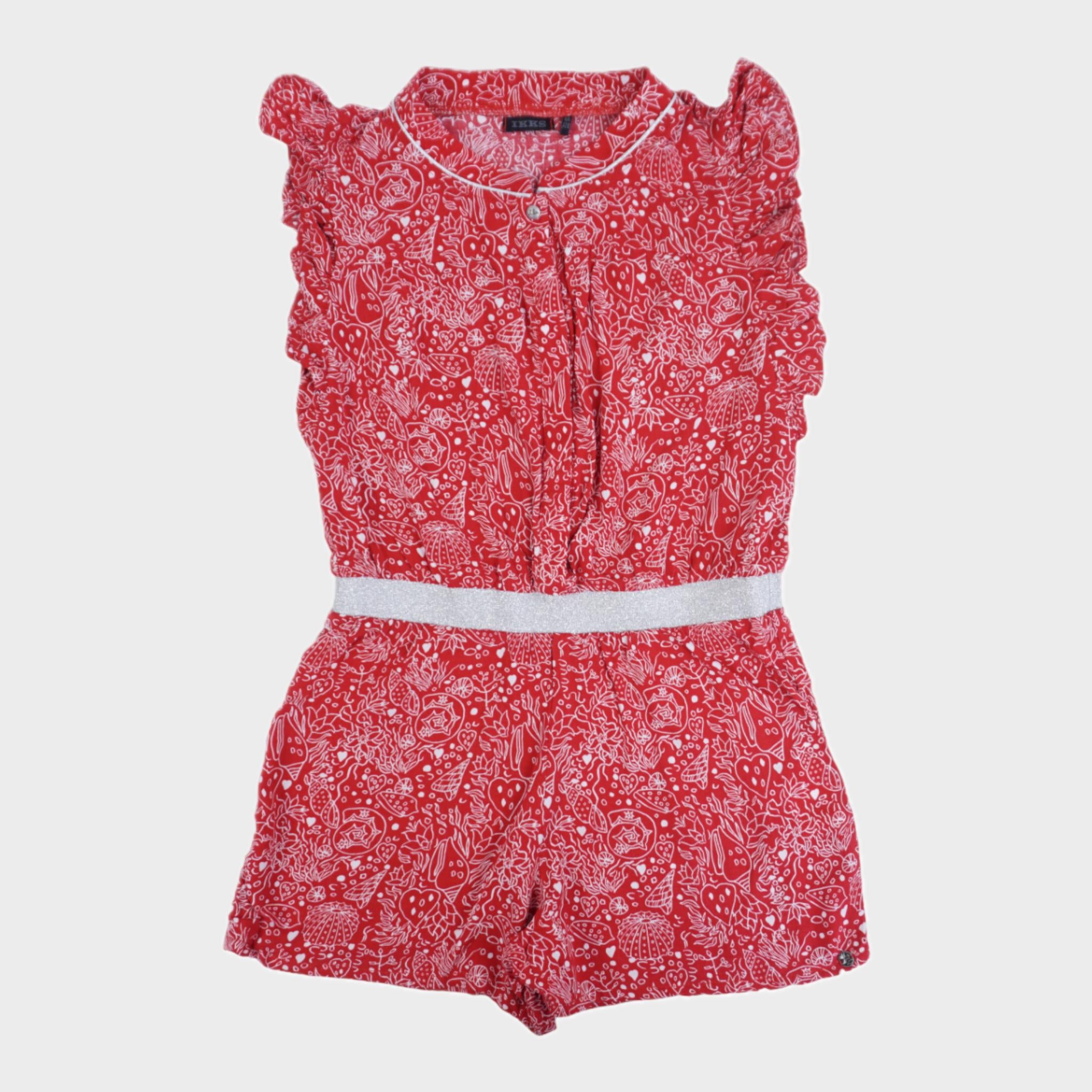 Combishort Rouge - 8 ans
