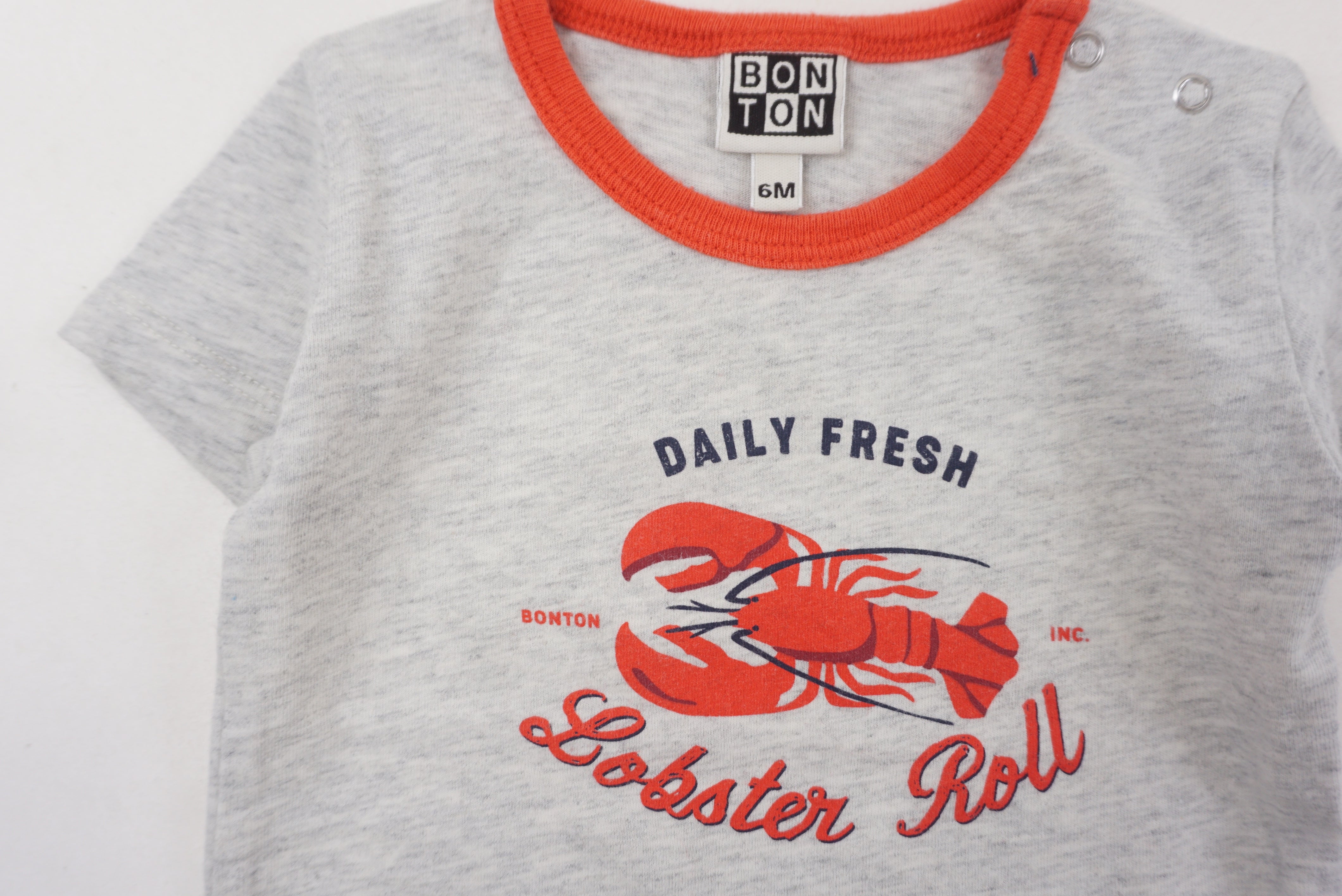 T-shirt Gris - 6 mois