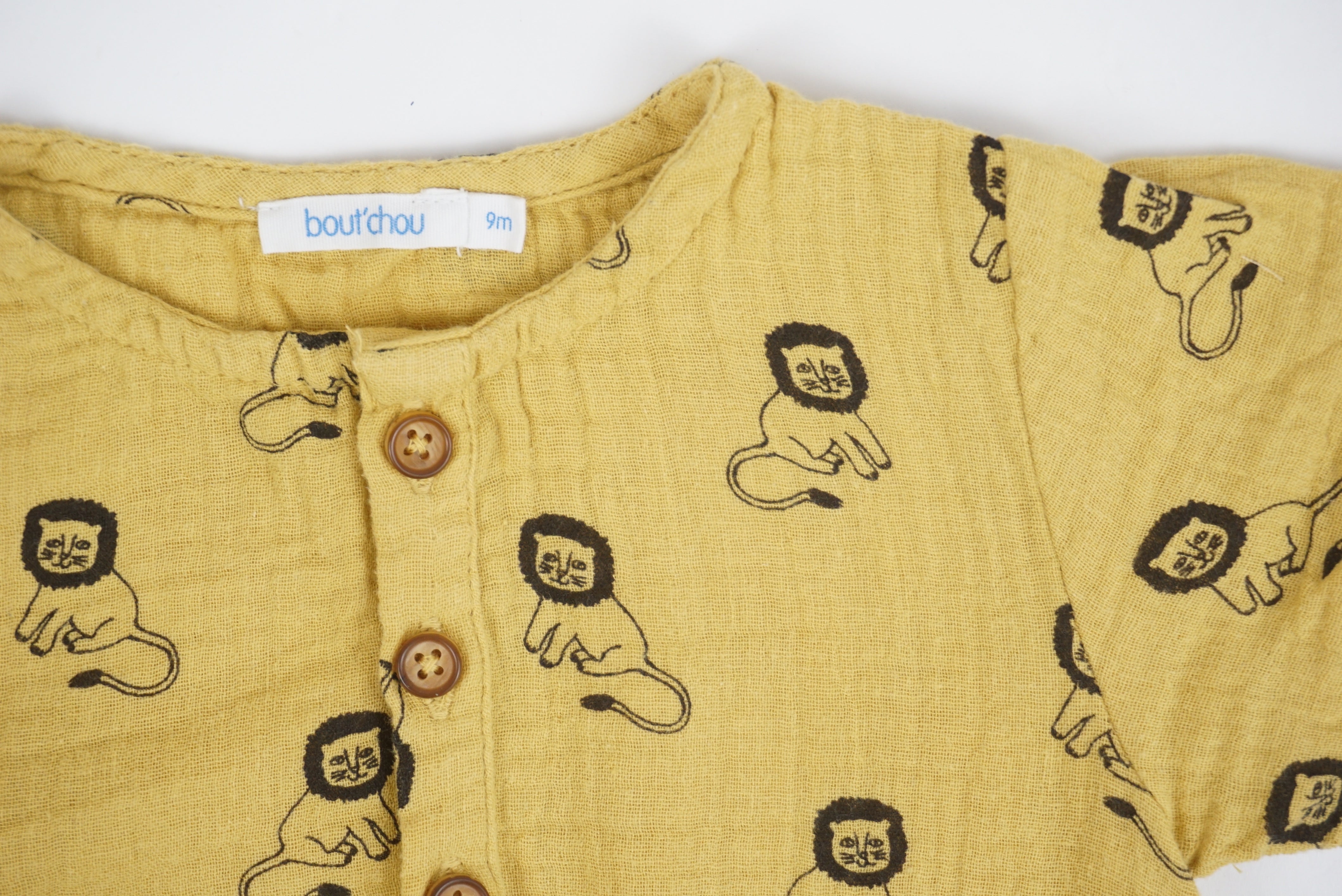 Barboteuse Moutarde - 9 mois