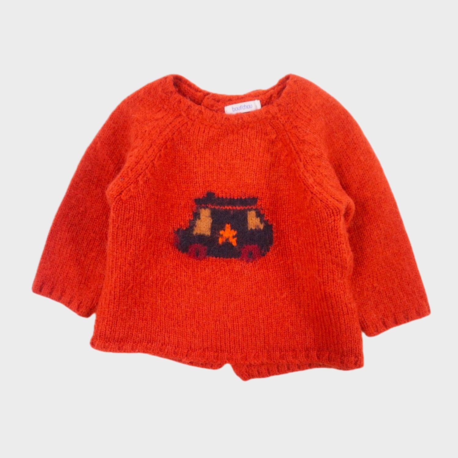 Pull Rouge - 6 mois