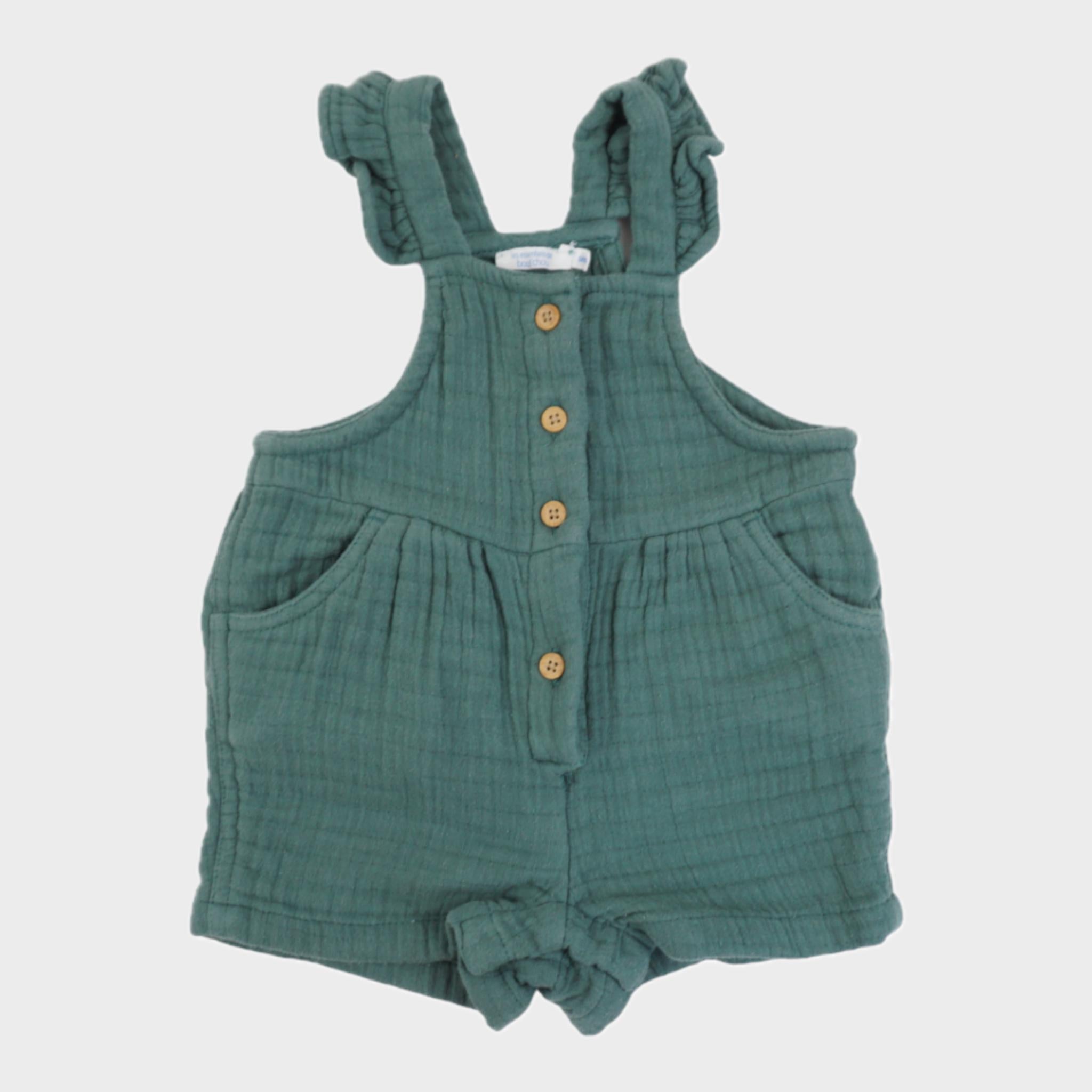 Combishort Vert - 6 mois