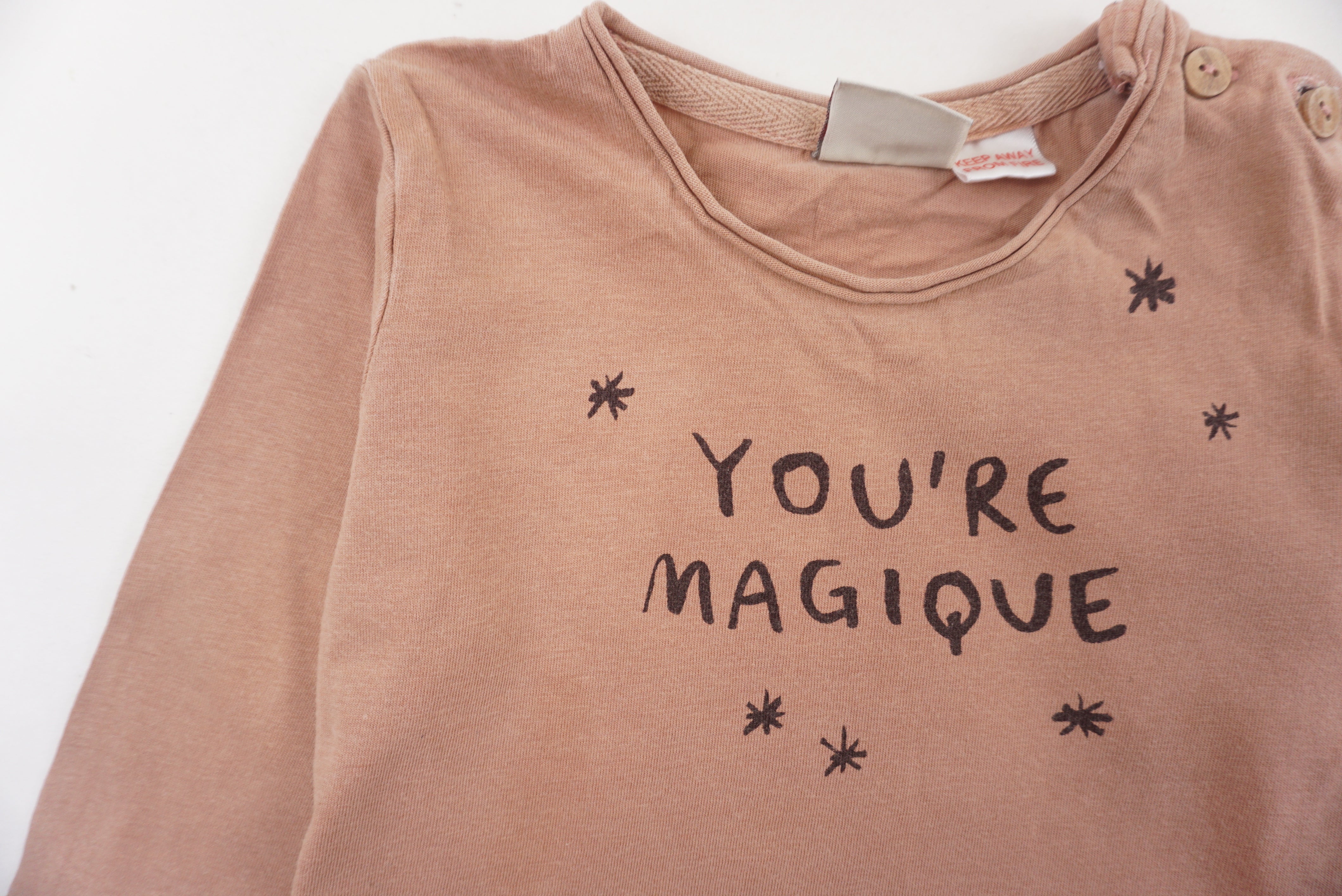 T-shirt Rose - 3/6 mois