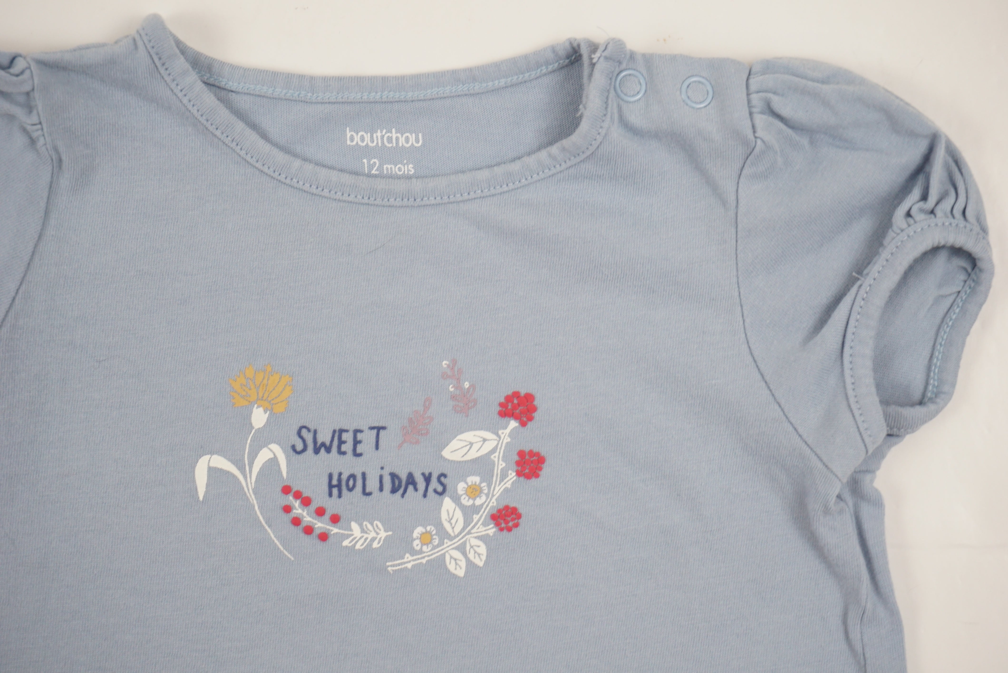 T-shirt Bleu - 12 mois