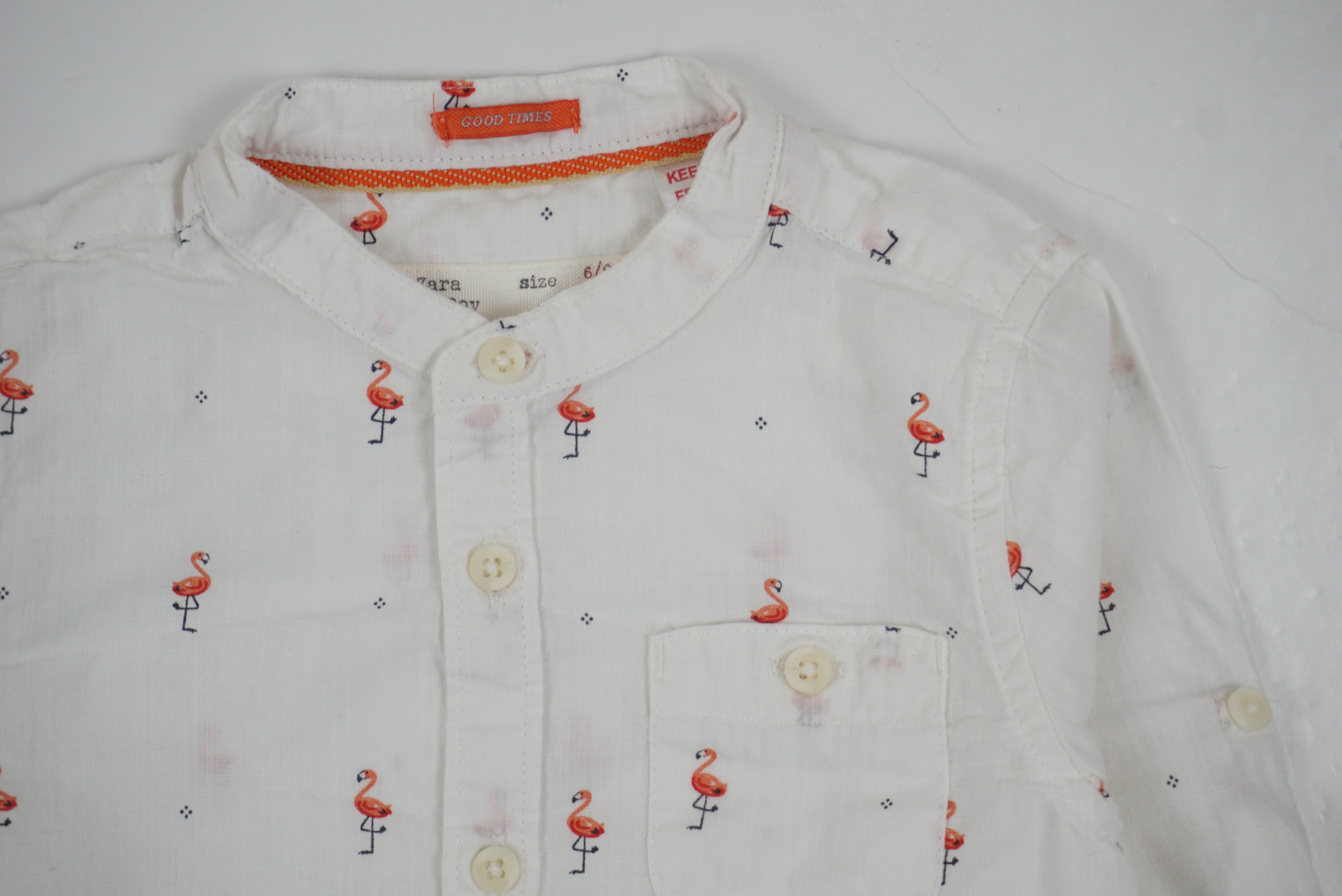 Chemise Blanc - 6/9 mois