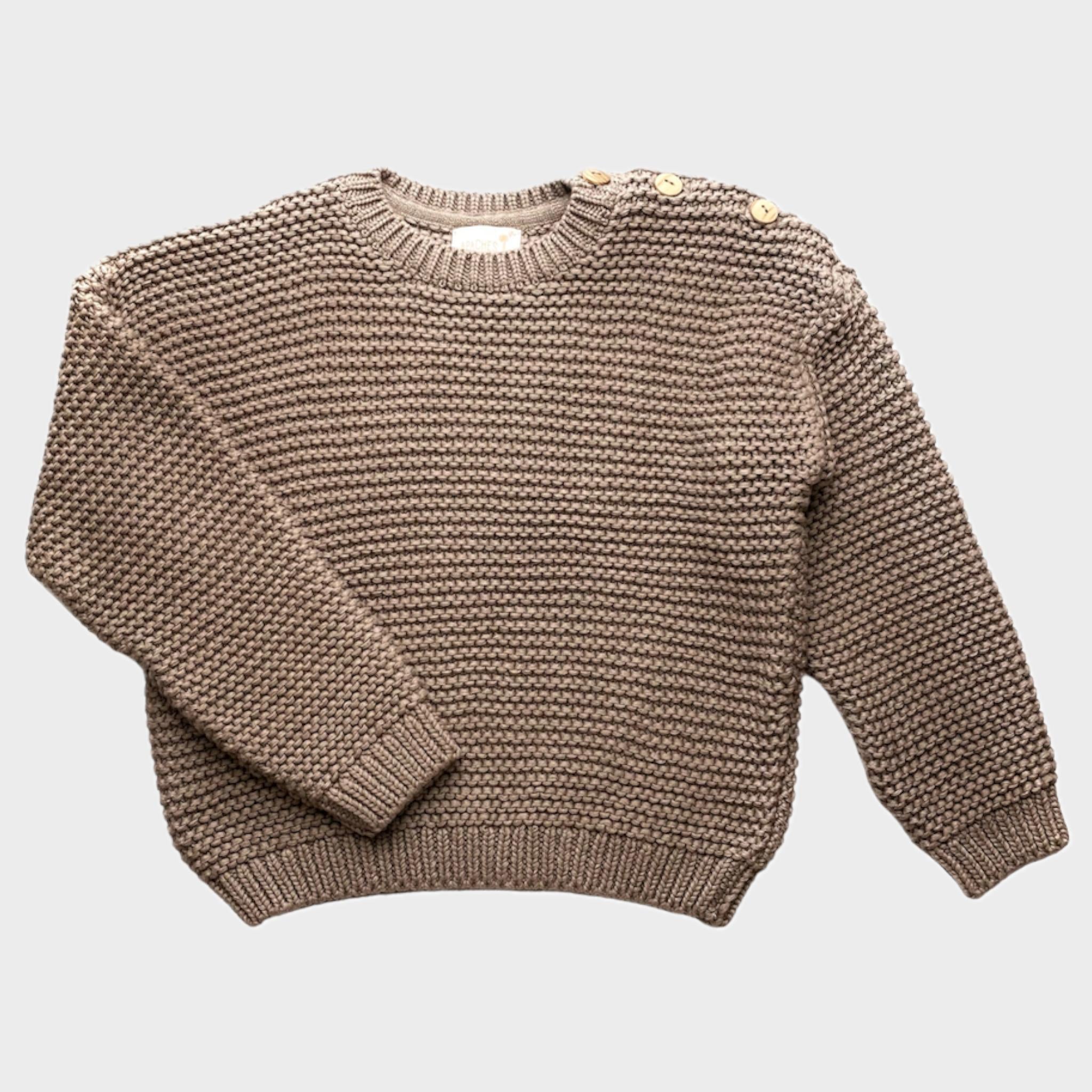 Pull Taupe - 6 mois (neuf)