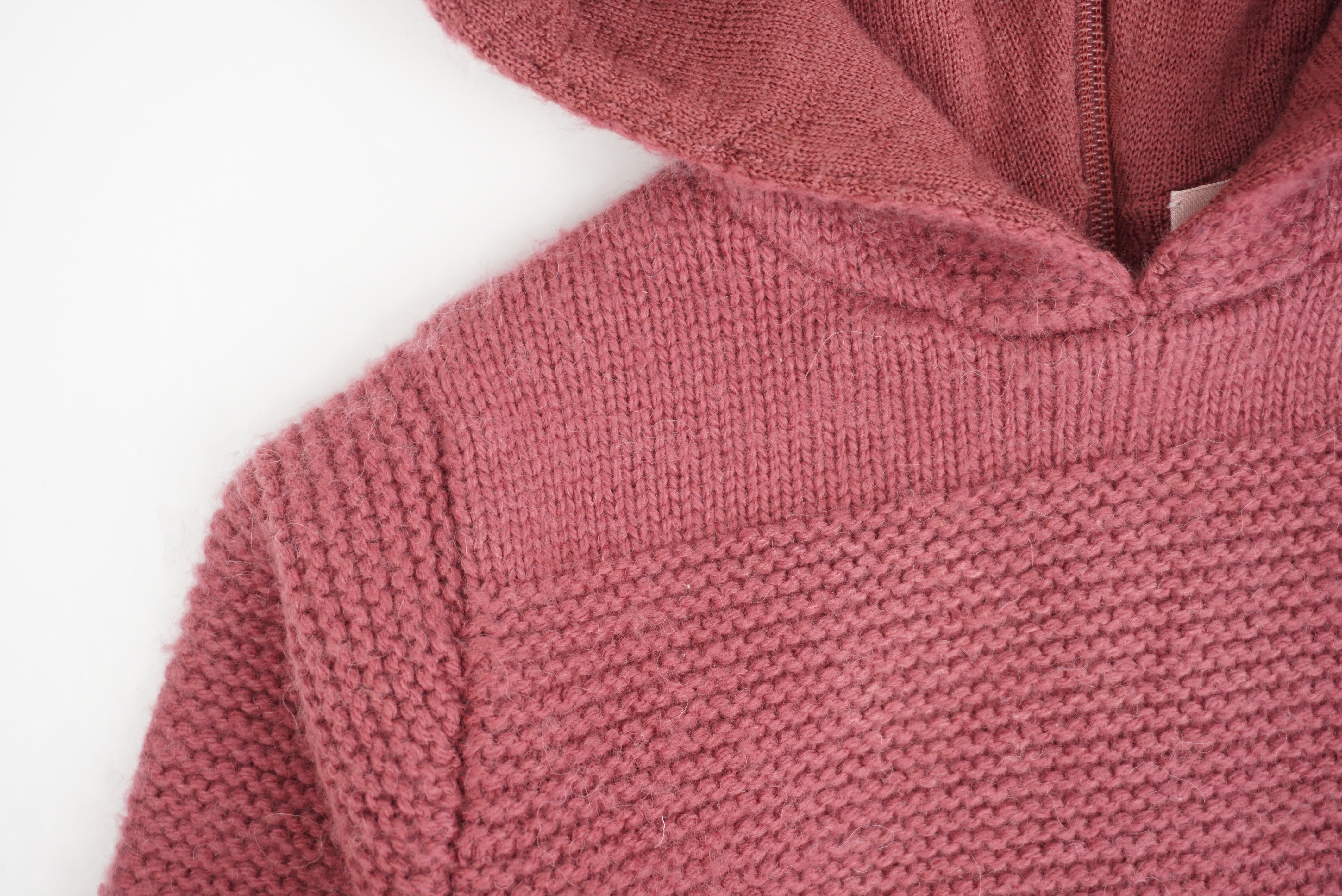 Burnou Bordeaux - 3 mois