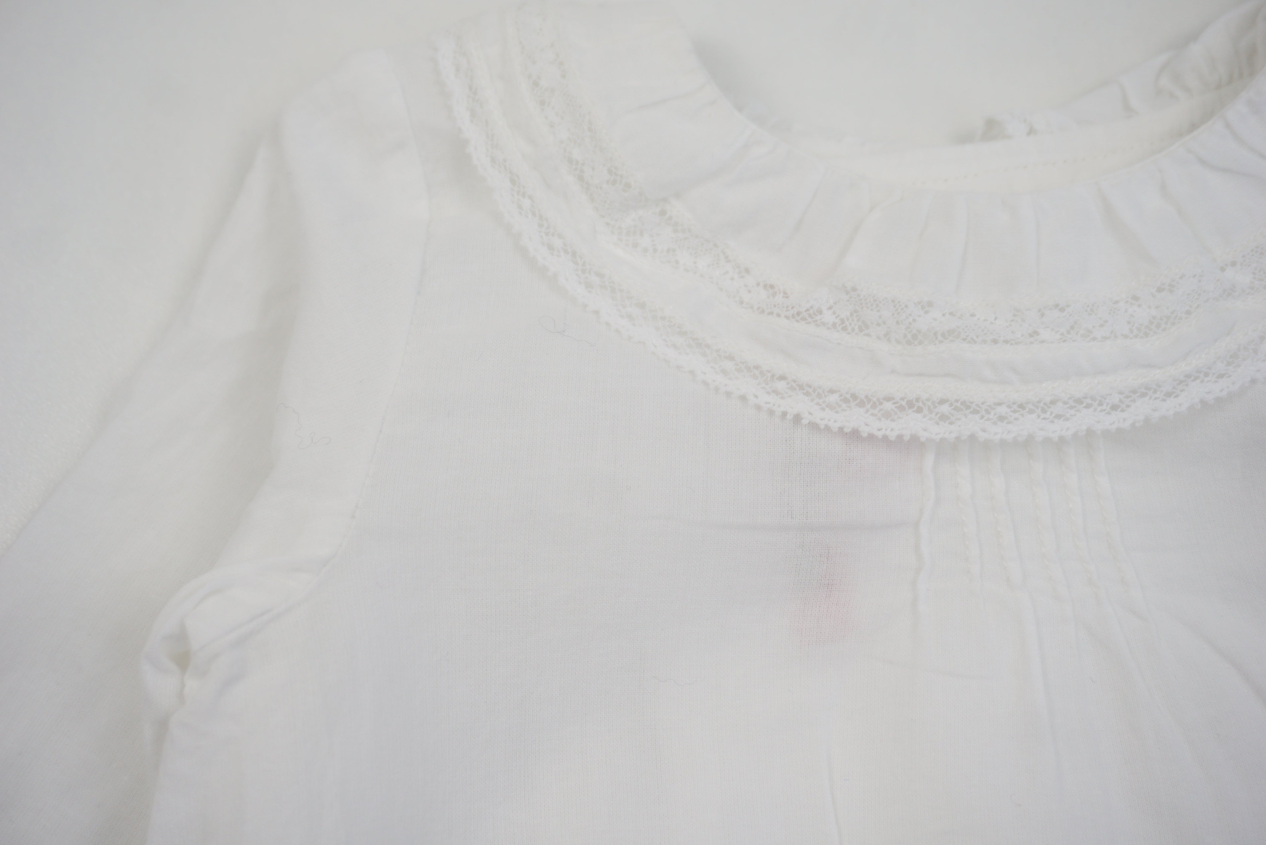 Blouse Blanc - 1 mois
