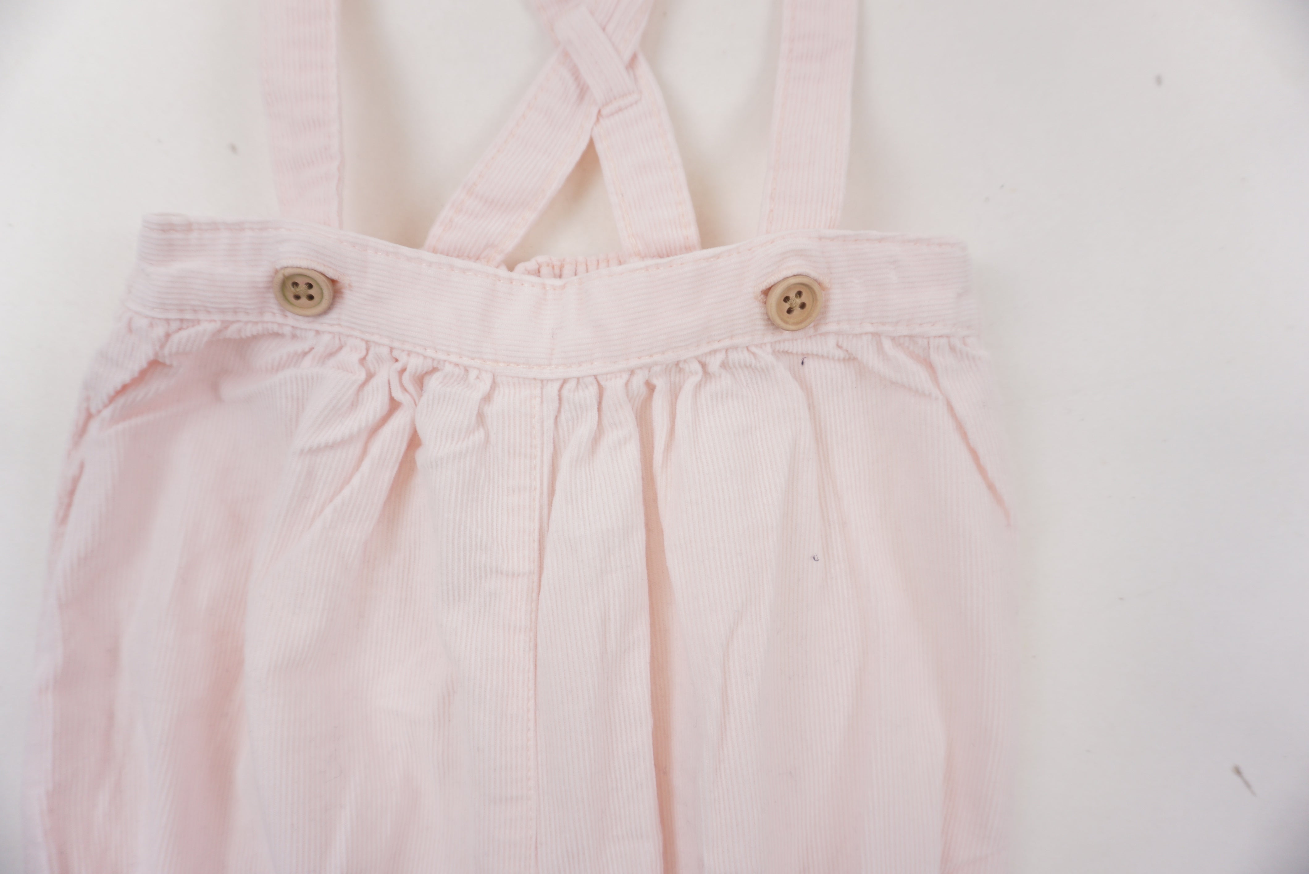 Bloomer à bretelles Rose - 9 mois