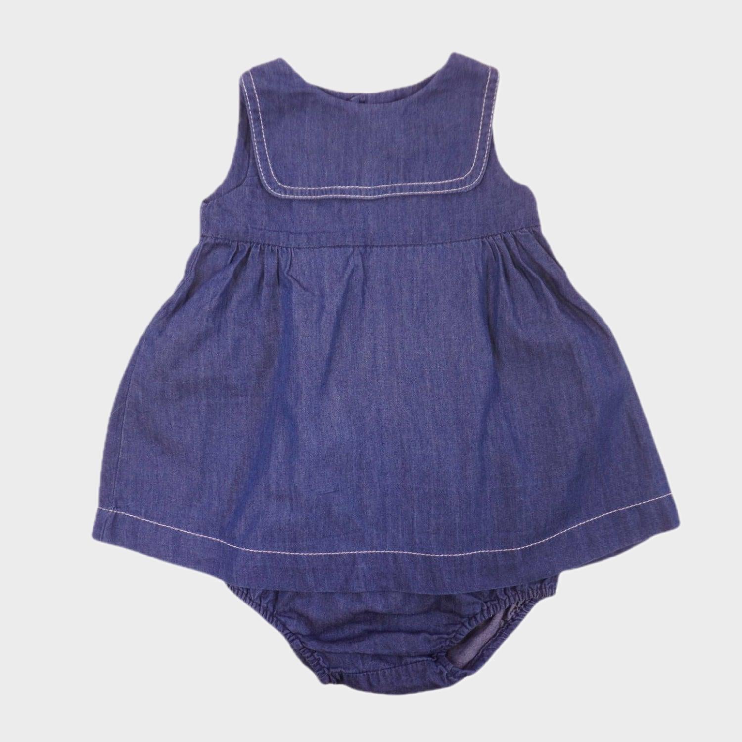Robe Bleu - 6 mois