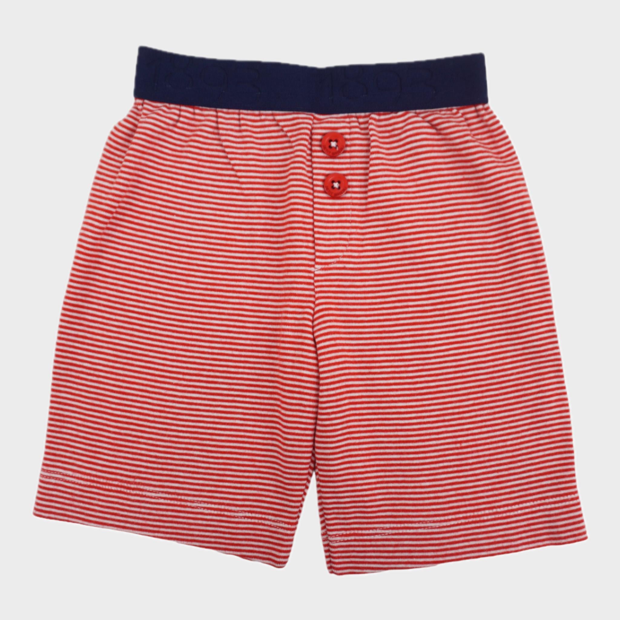 Short de pyjama Rouge - 2 ans