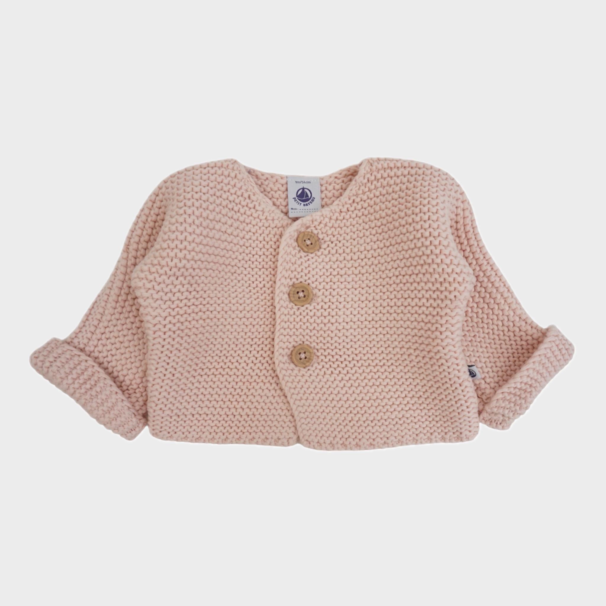 Gilet Rose - 1 mois