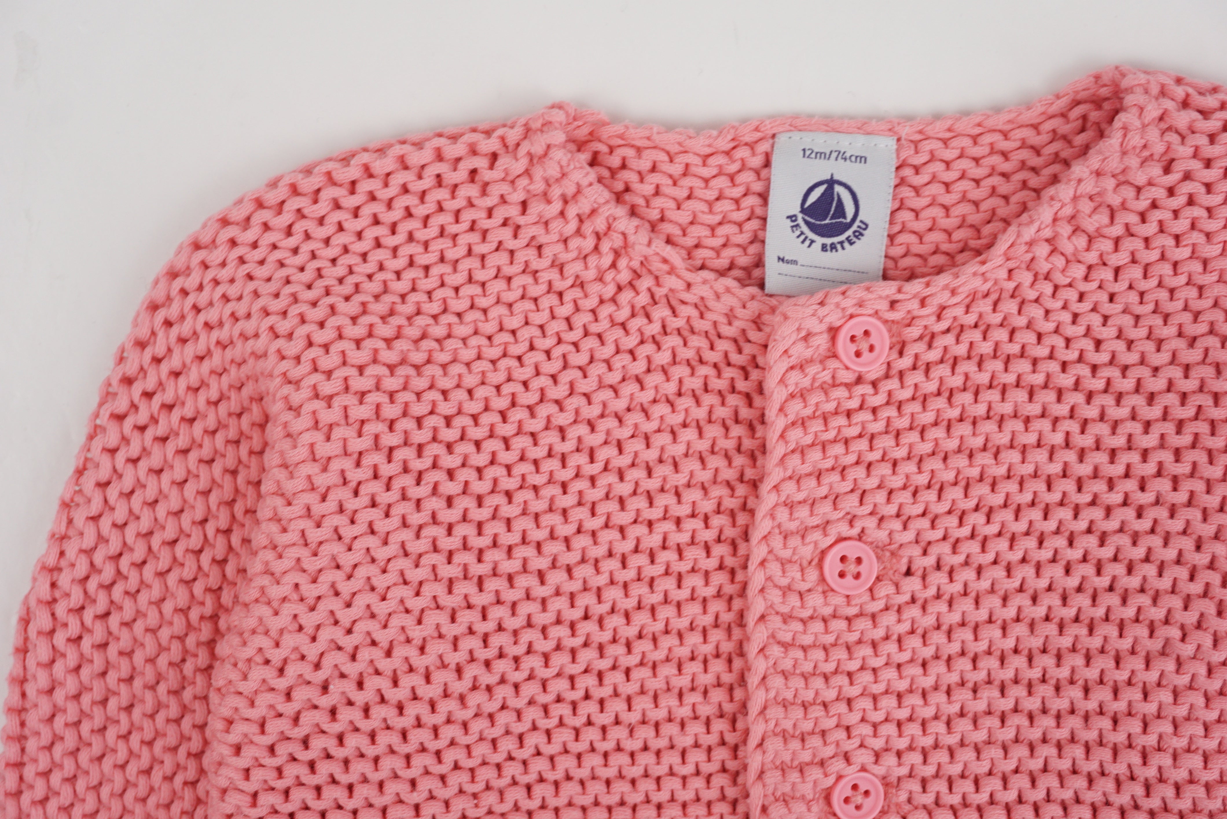 Gilet Rose - 12 mois