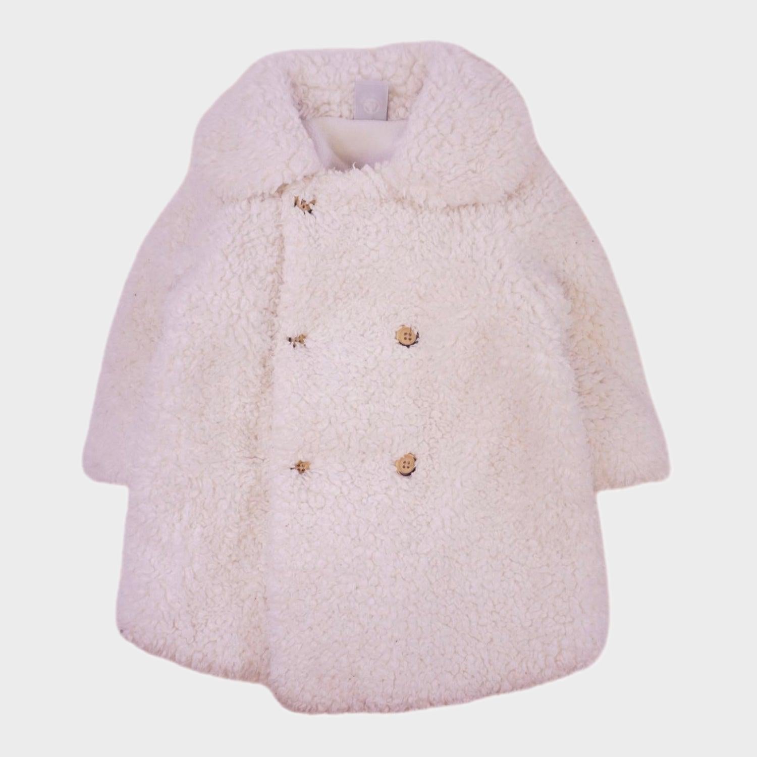 Manteau Blanc - 12 mois