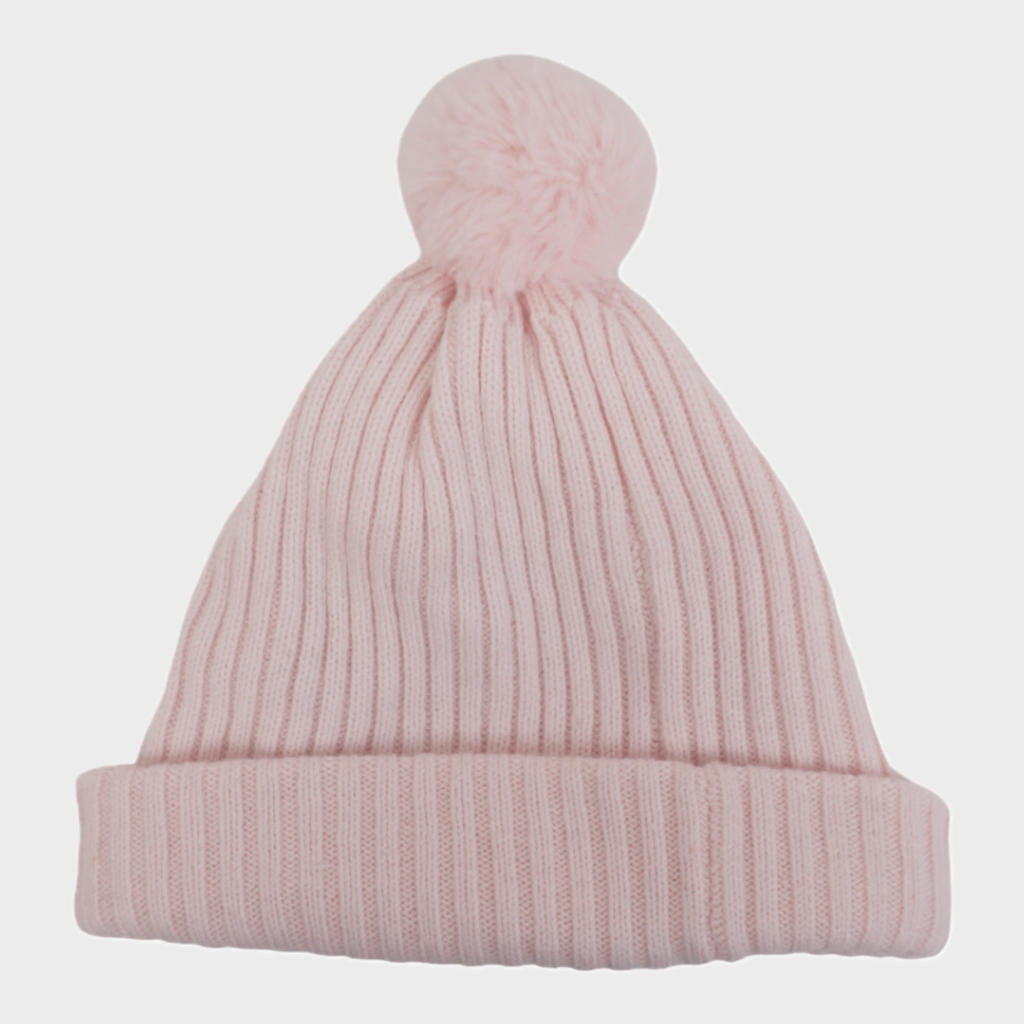 Bonnet Rose - 3 mois