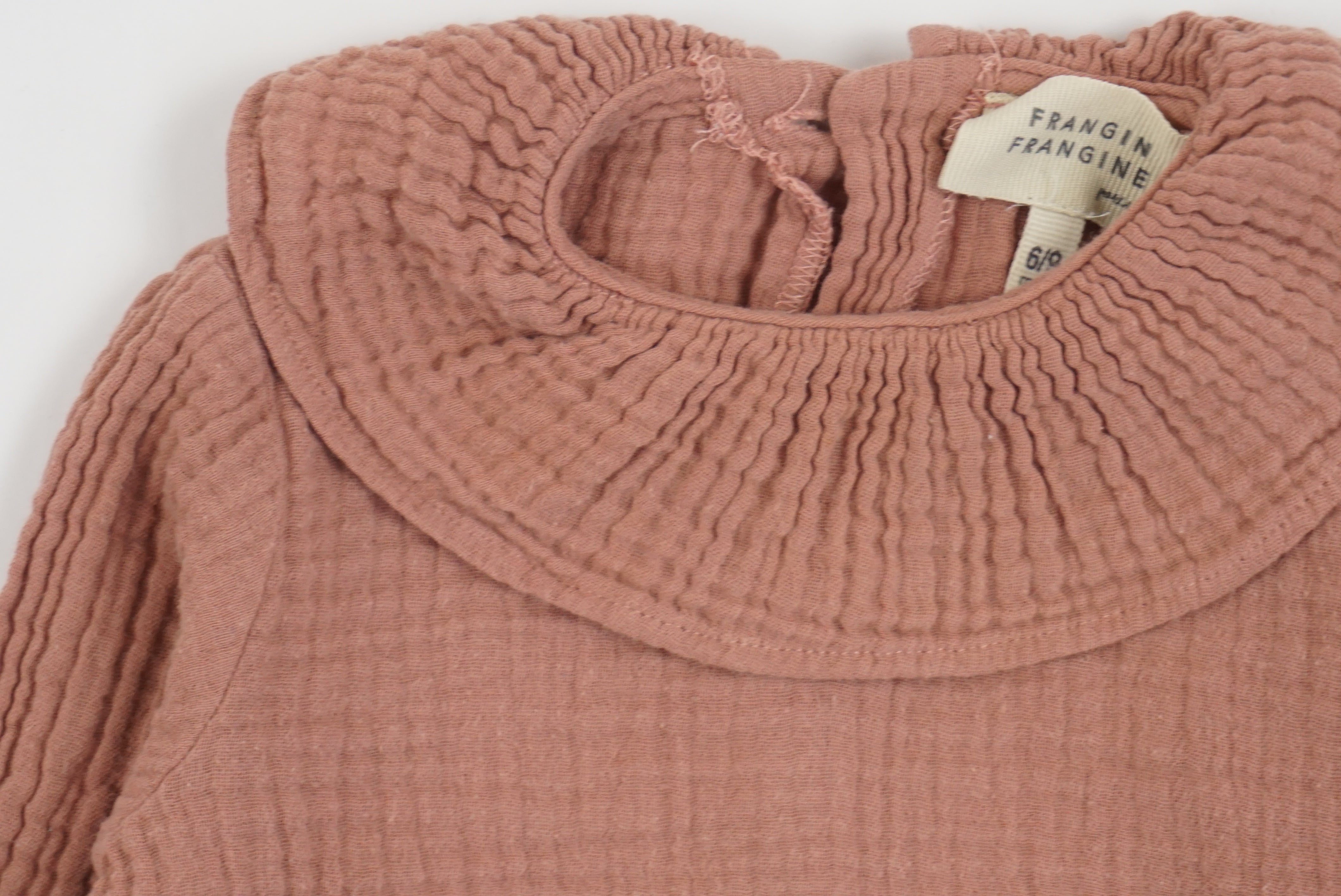 Blouse Vieux Rose - 6/9 mois