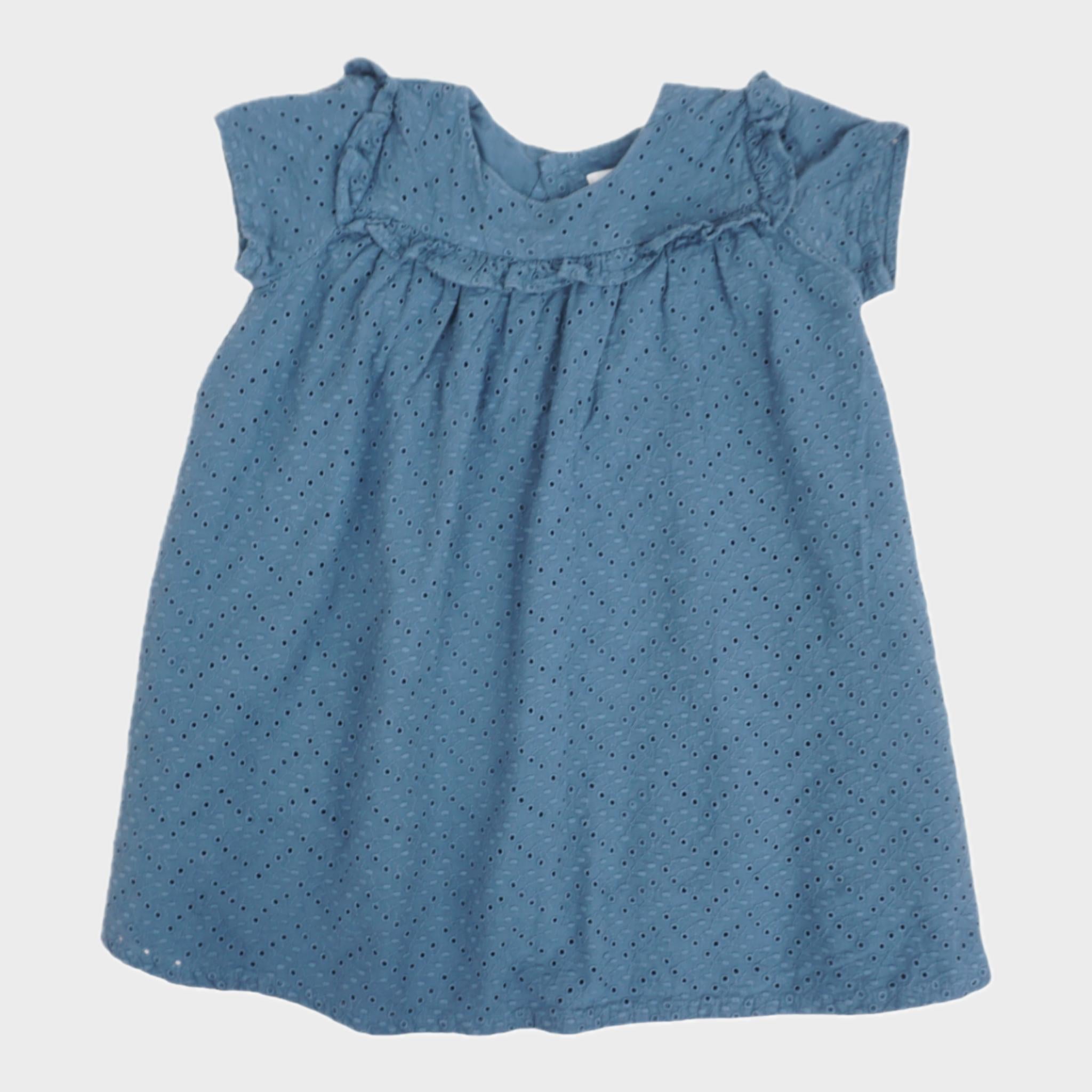 Robe Bleu Canard - 18 mois