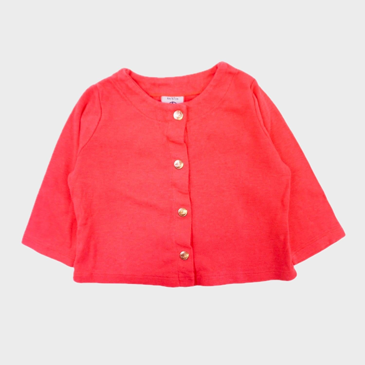Gilet Rose - 6 mois
