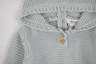 Burnou Gris bleu - 12 mois